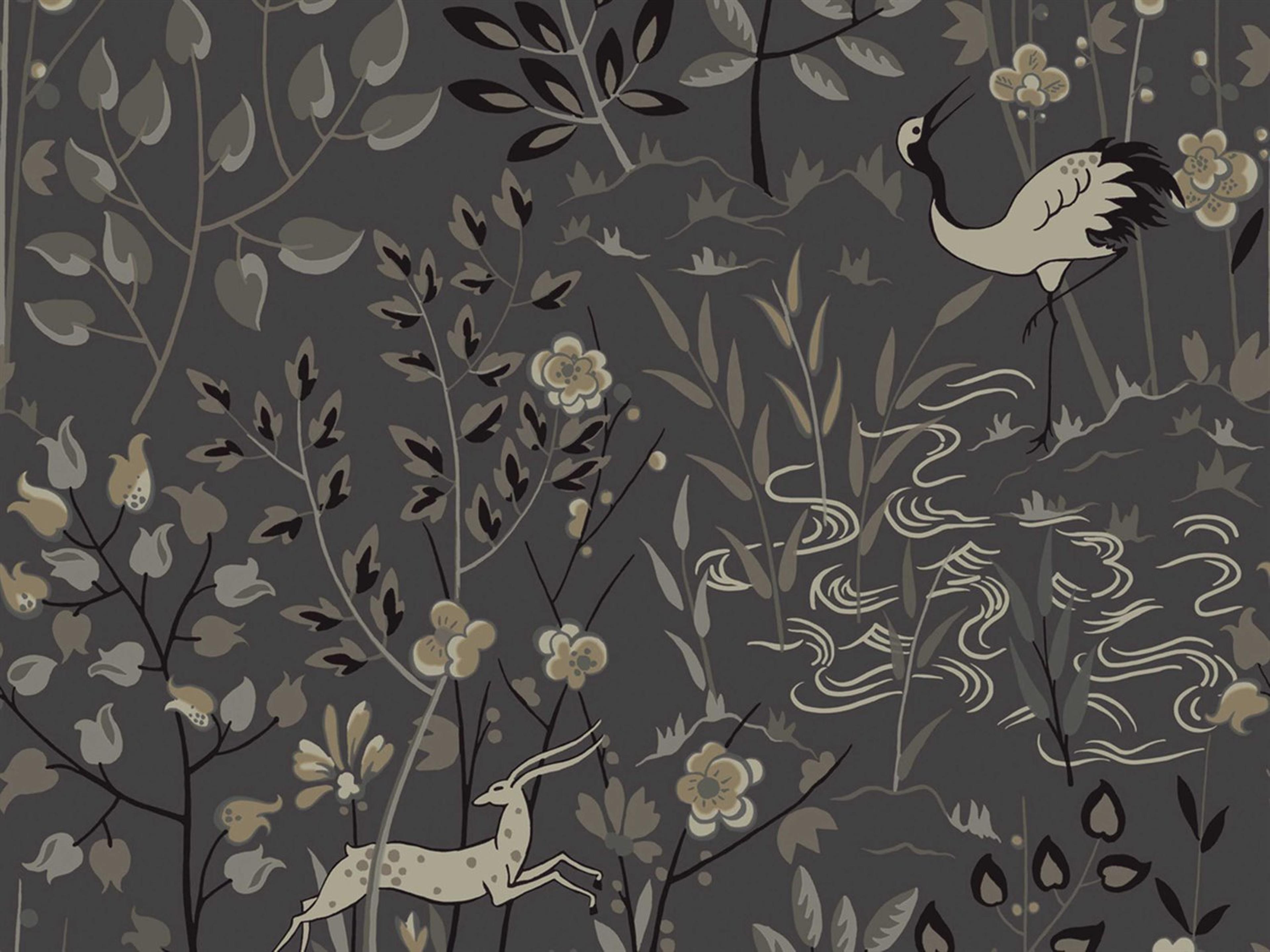 York Wallcoverings Ronald Redding Traveler Grey Aspen Wallpaper