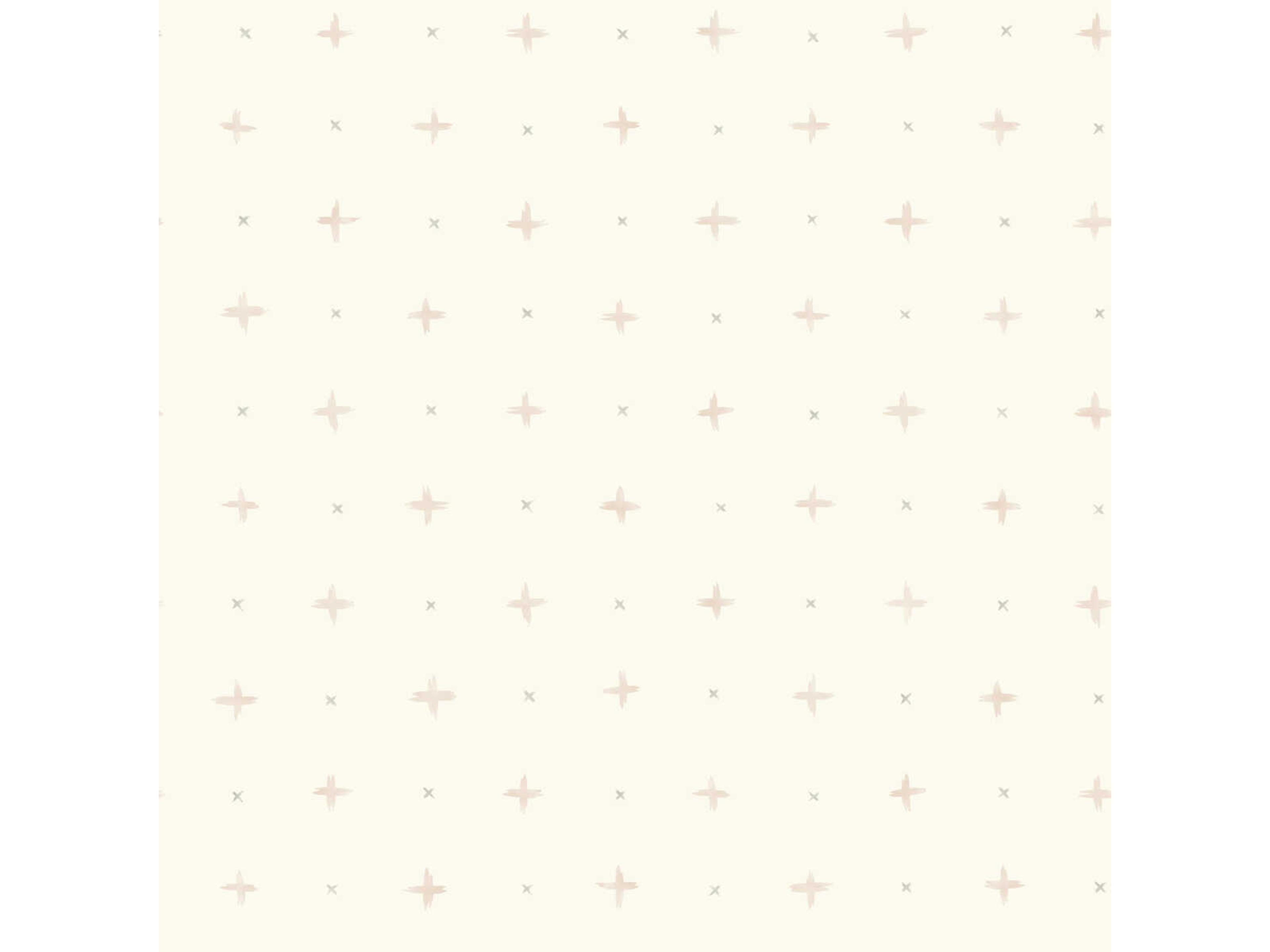 York Wallcoverings Magnolia Home Artful Prints & Patterns Pink Cross Stitch Wallpaper