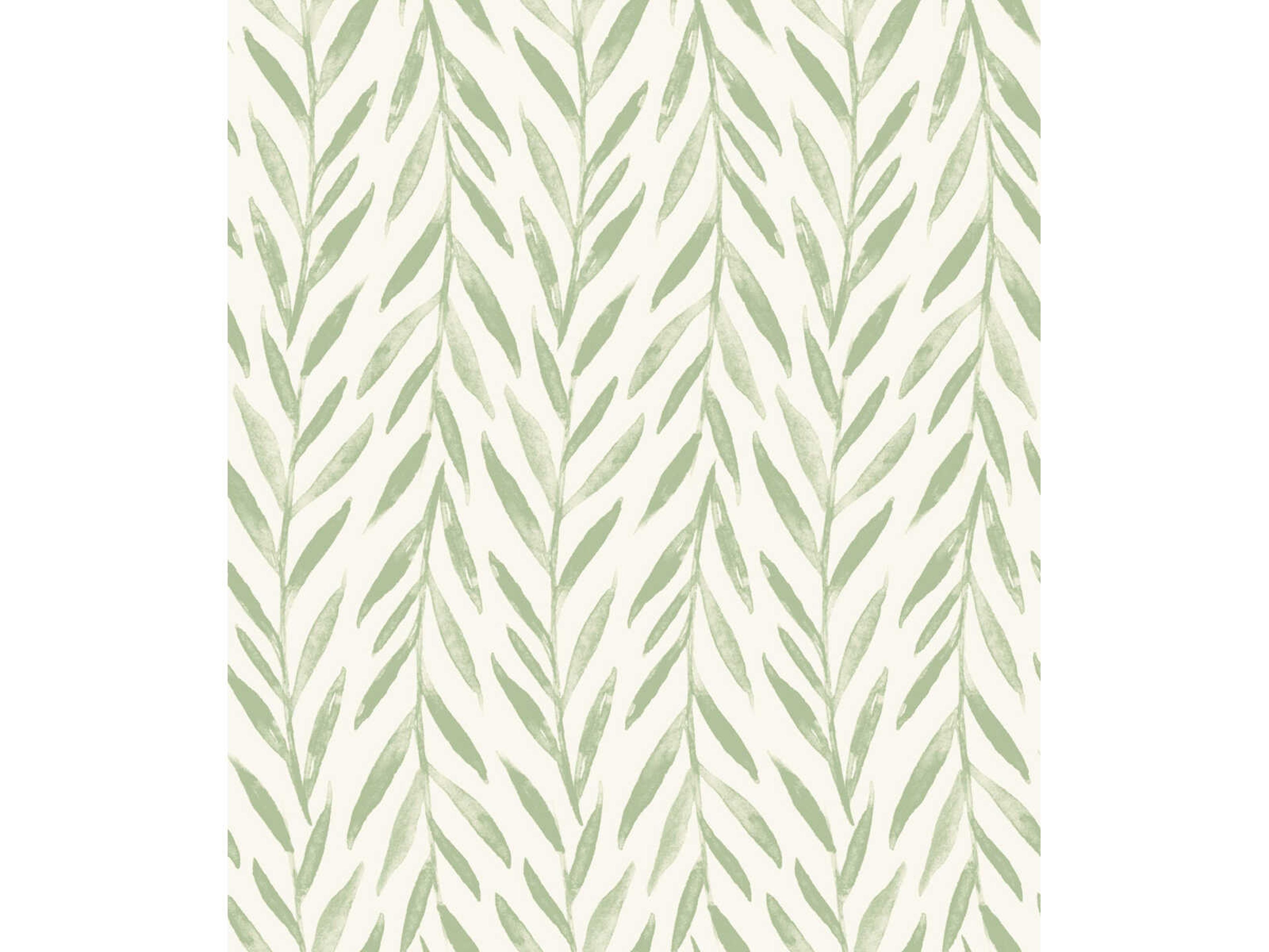 York Wallcoverings Magnolia Home Artful Prints & Patterns Green Willow Wallpaper
