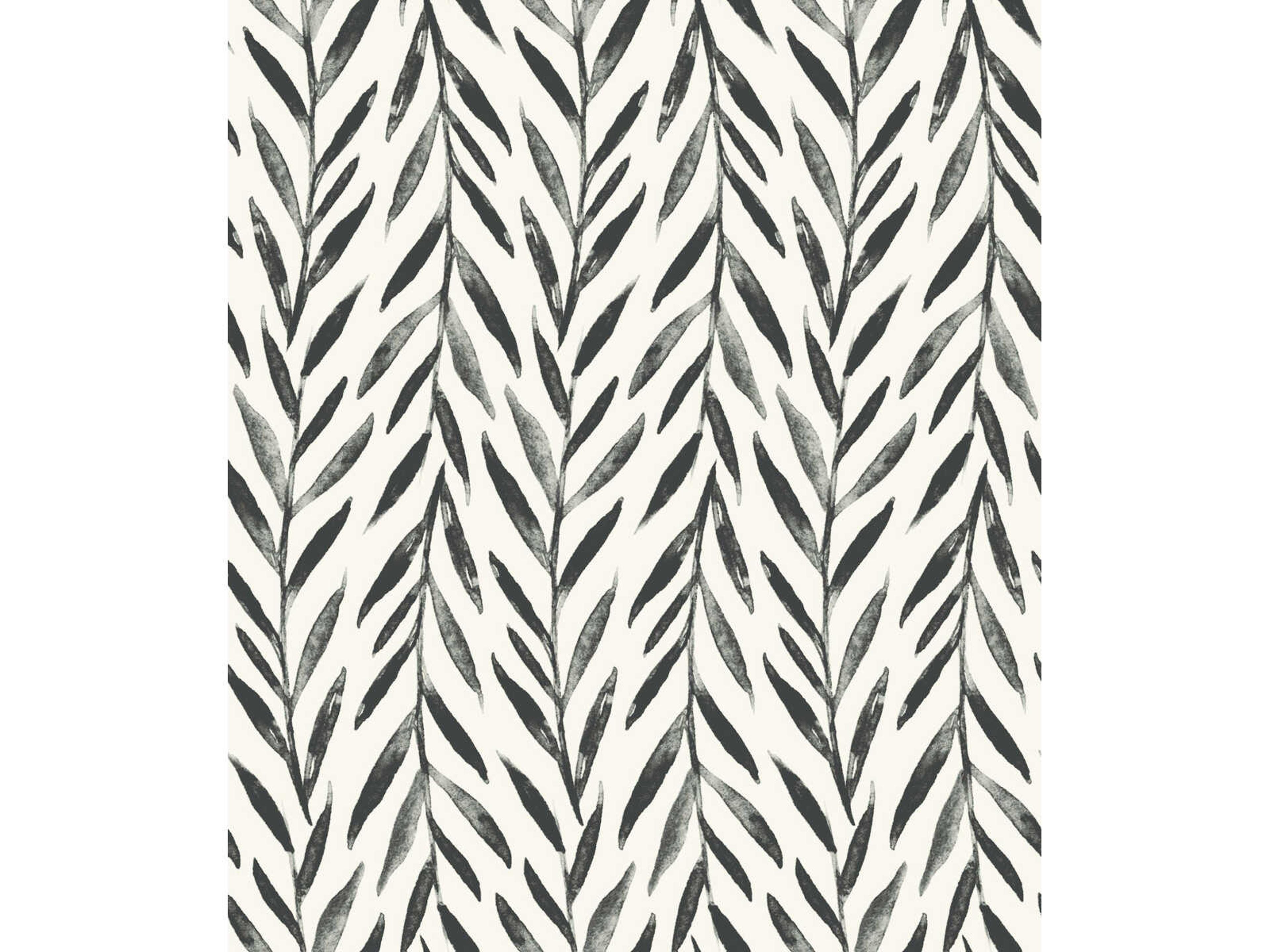 York Wallcoverings Magnolia Home Artful Prints & Patterns Black Willow Wallpaper