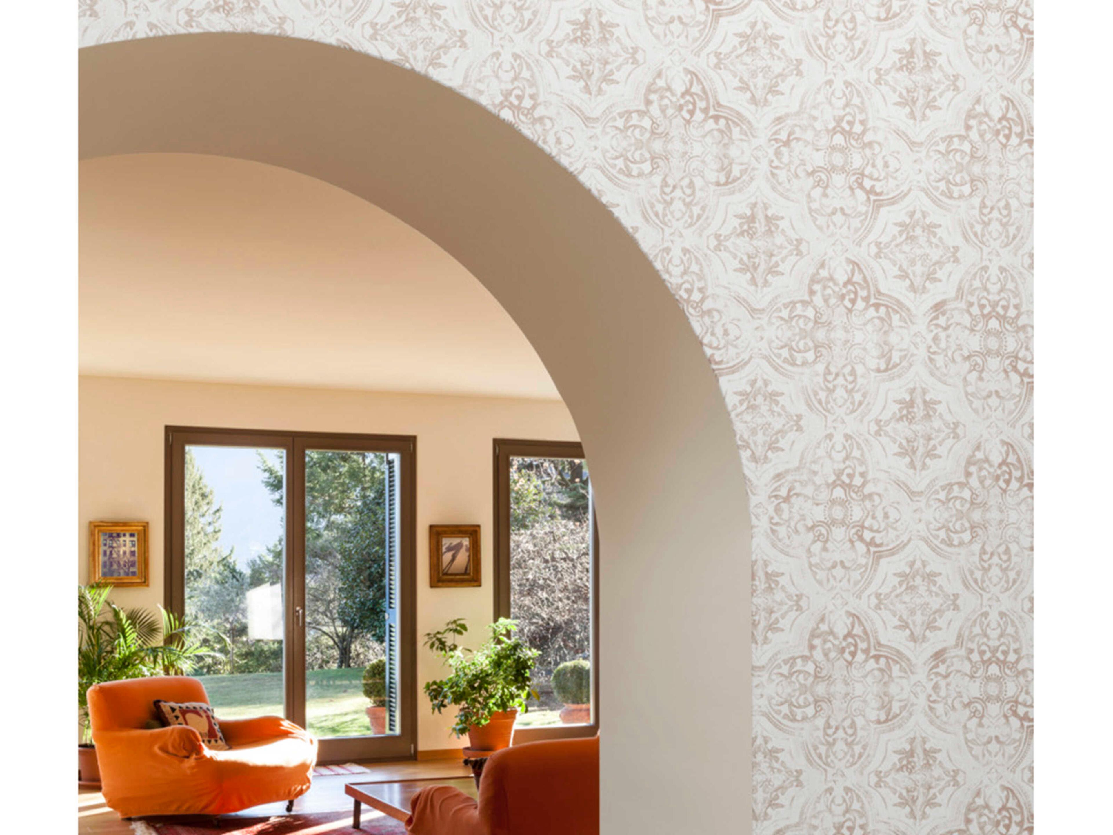 York Wallcoverings Mediterranean Off White Tan Quartet Wallpaper