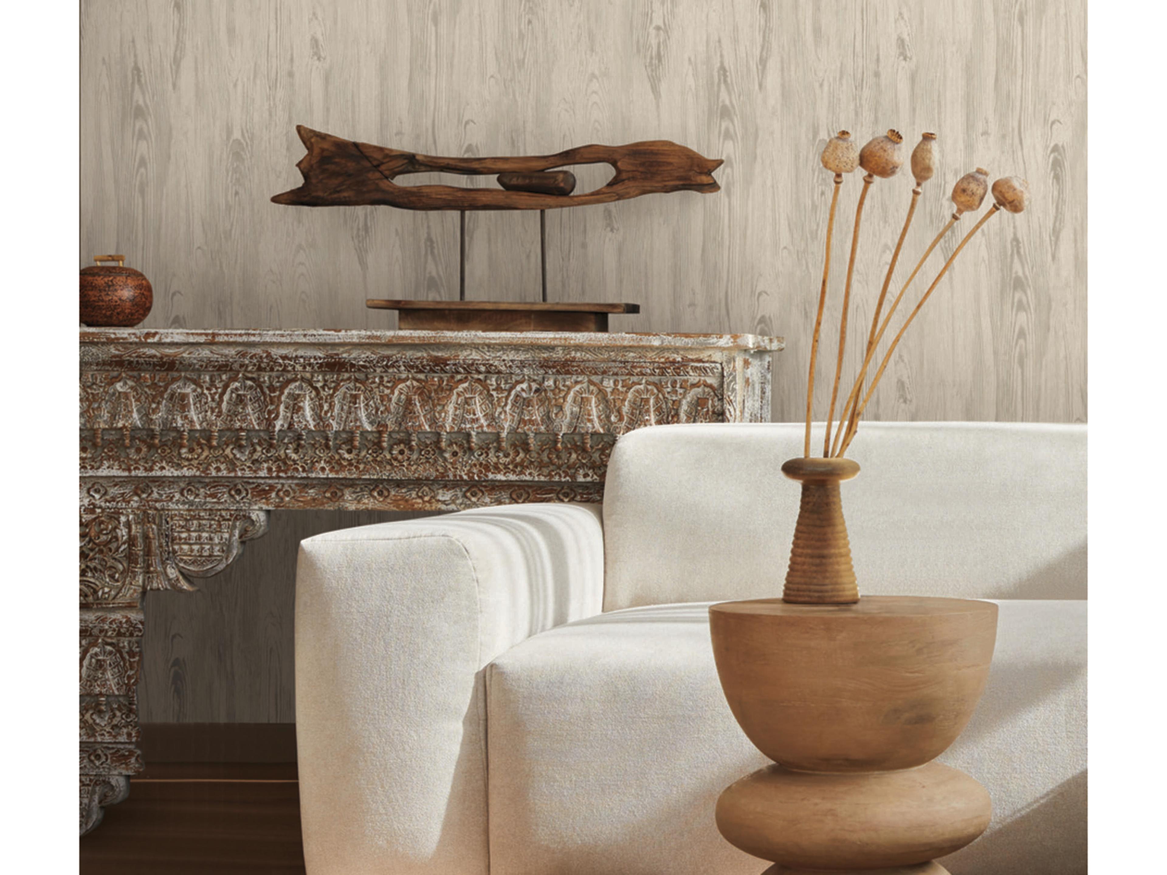 Mediterranean Taupe Rusticano Wallpaper