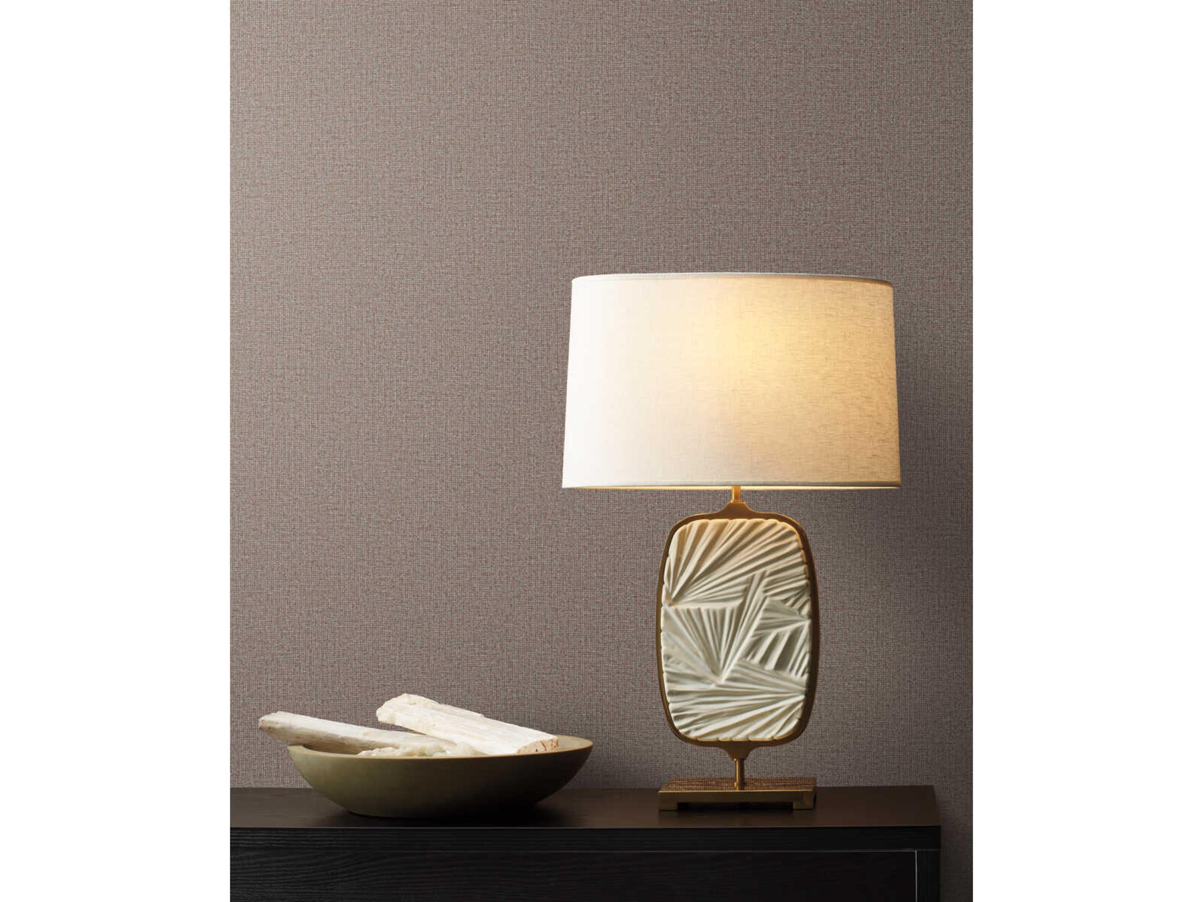 York Wallcoverings Natural Digest Red Grey Dandy Wallpaper