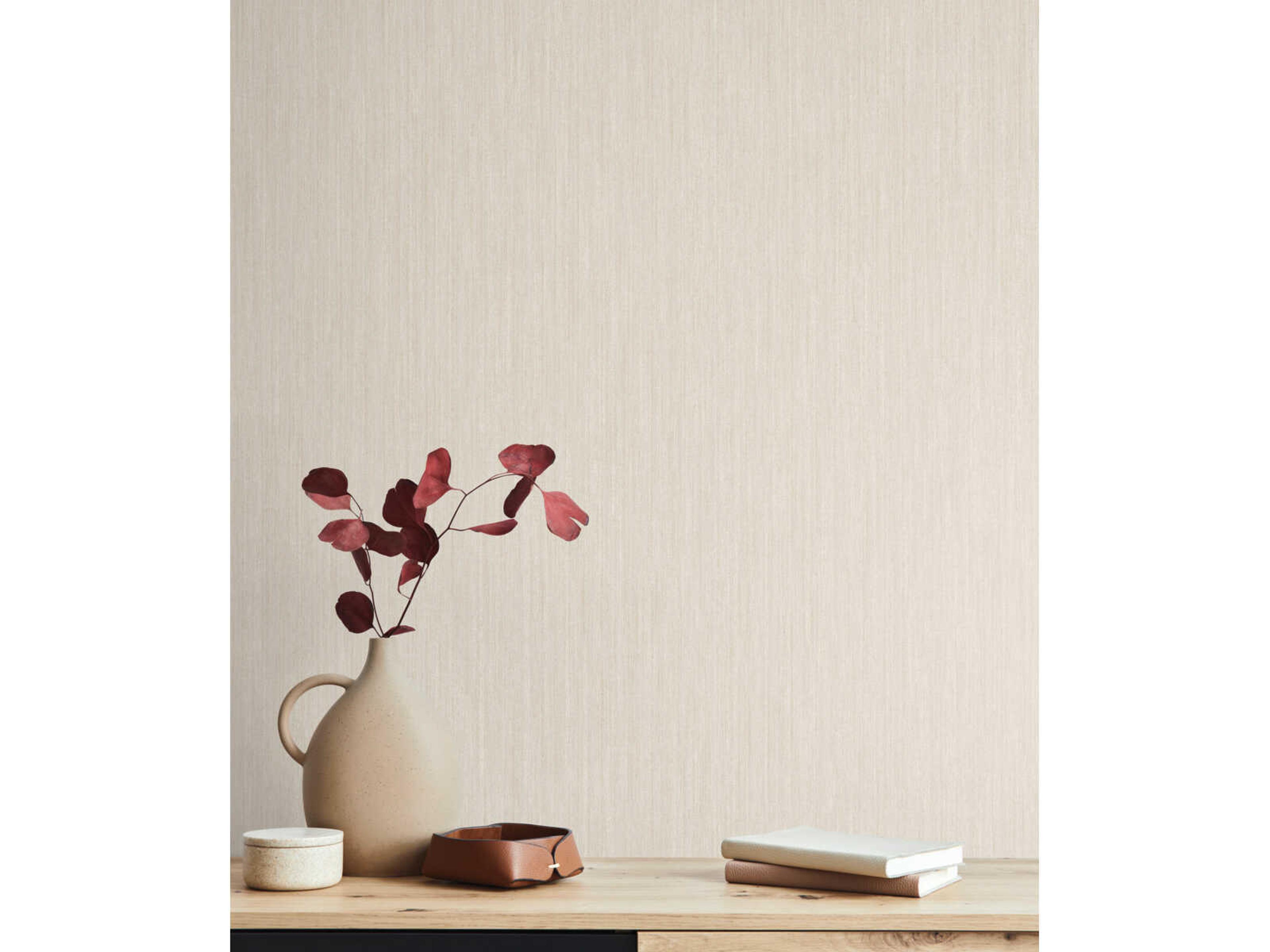 Natural Digest Beige Smooth as Silk Wallpaper