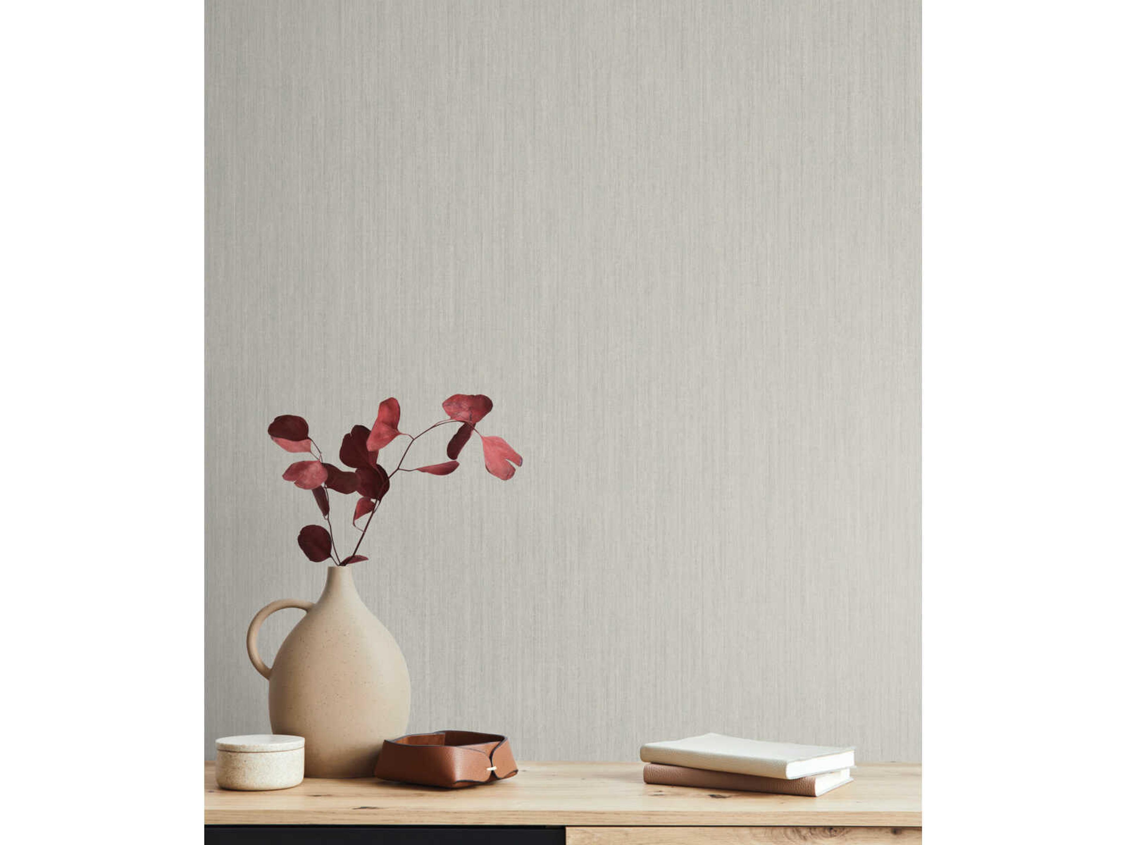 York Wallcoverings Natural Digest Green Smooth as Silk Wallpaper