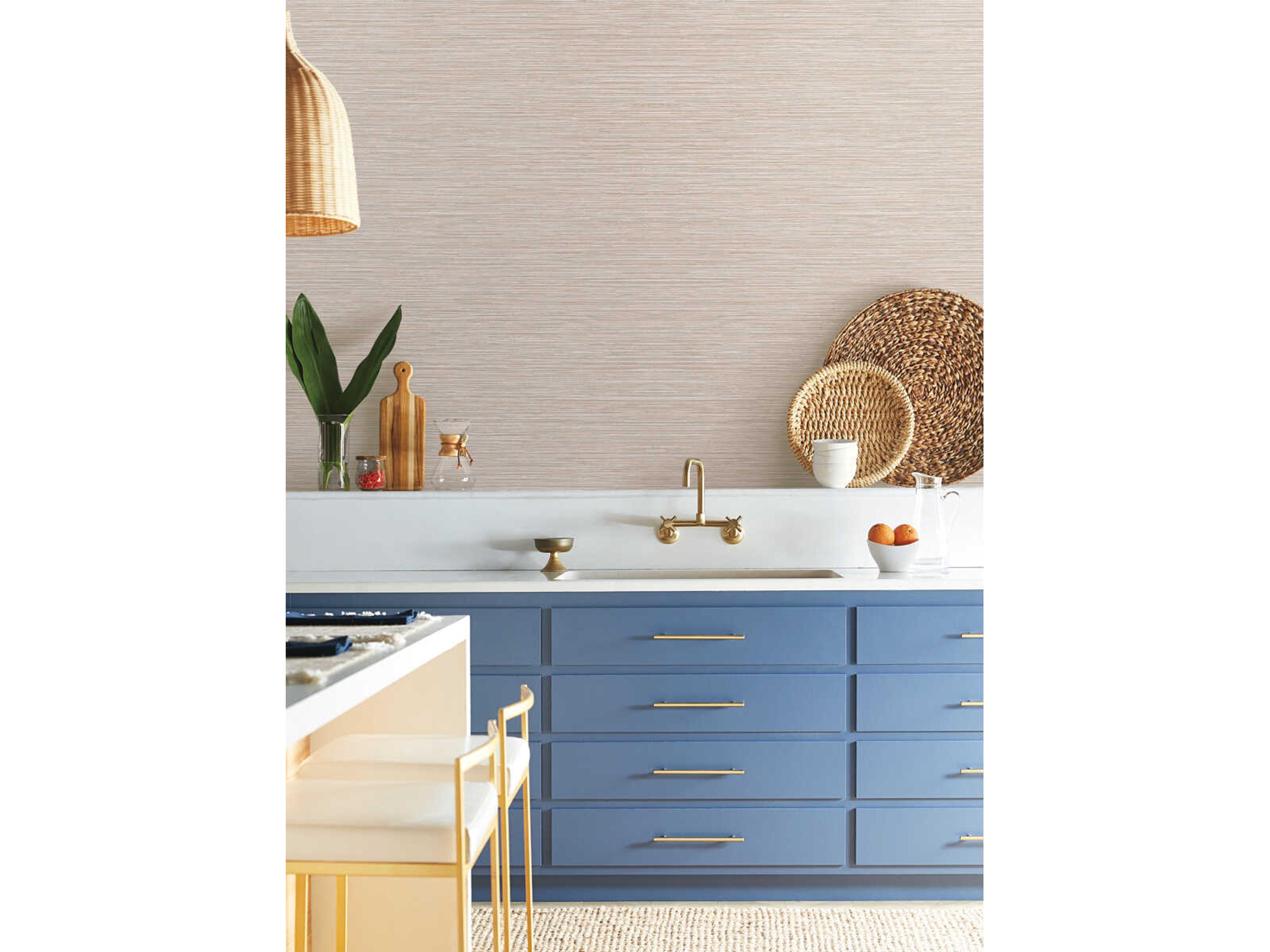 Natural Digest Beige Grass Roots Wallpaper