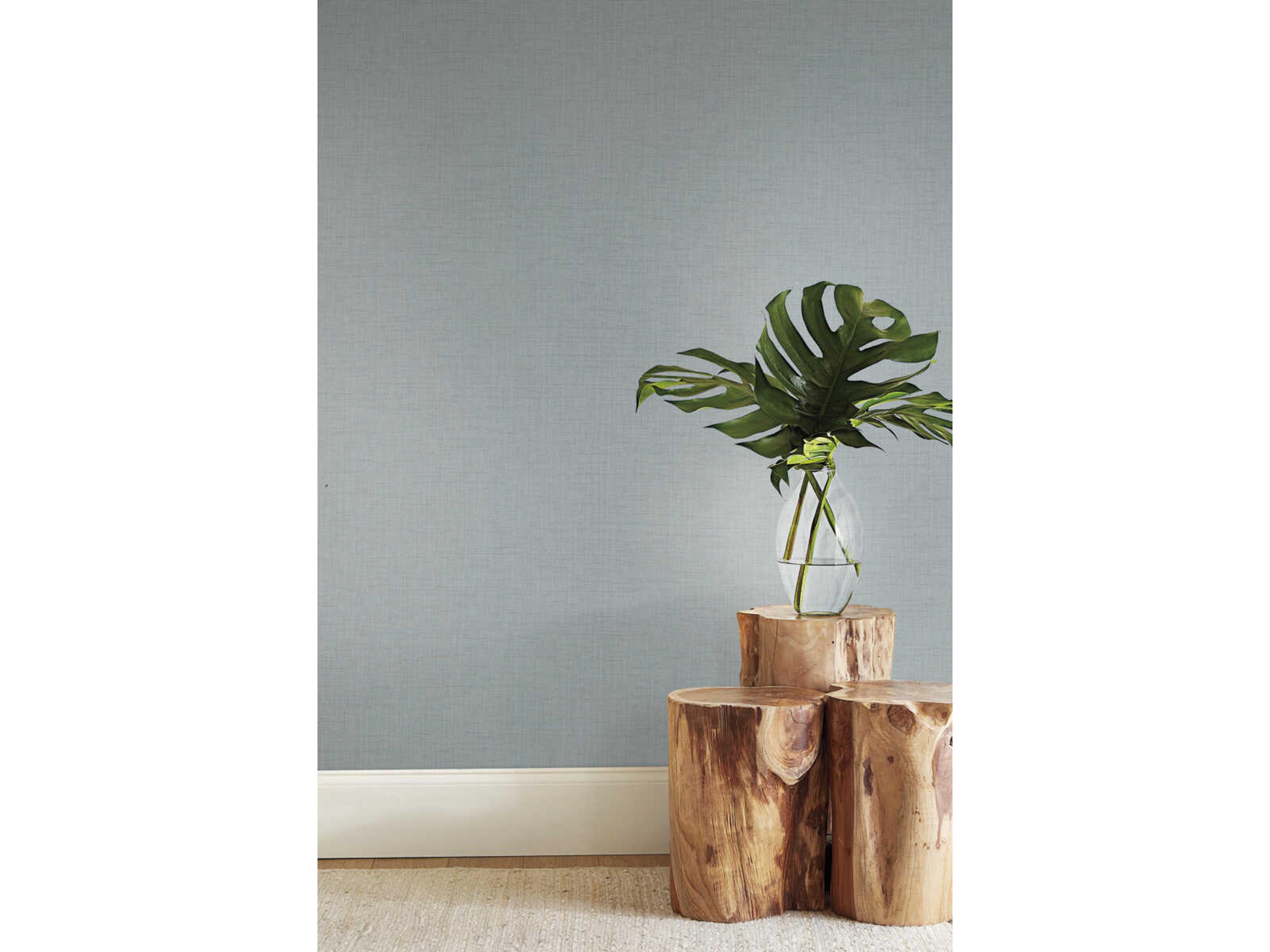 Natural Digest Blue Turret Wallpaper