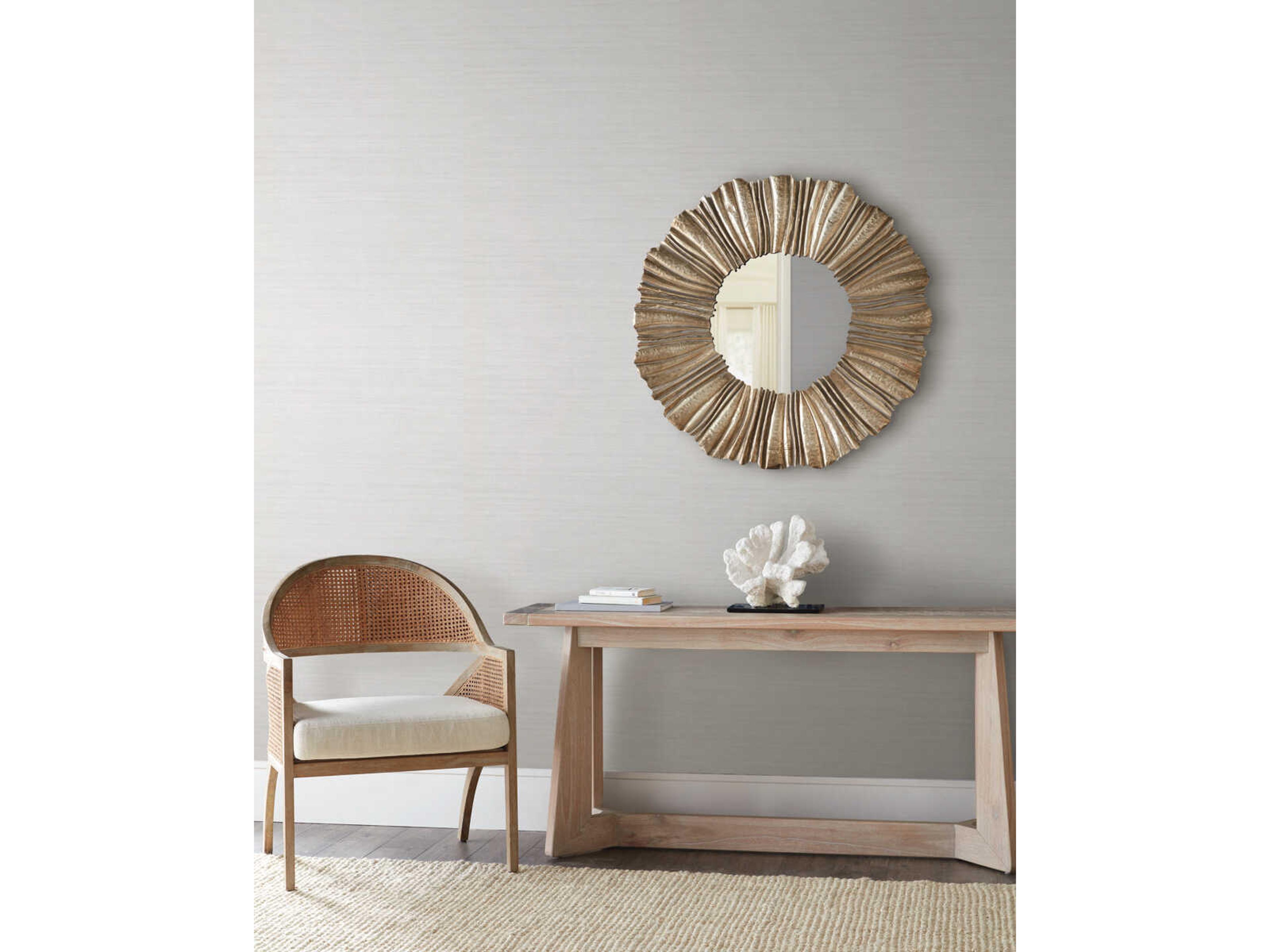 Natural Digest White Tasar Silk Wallpaper