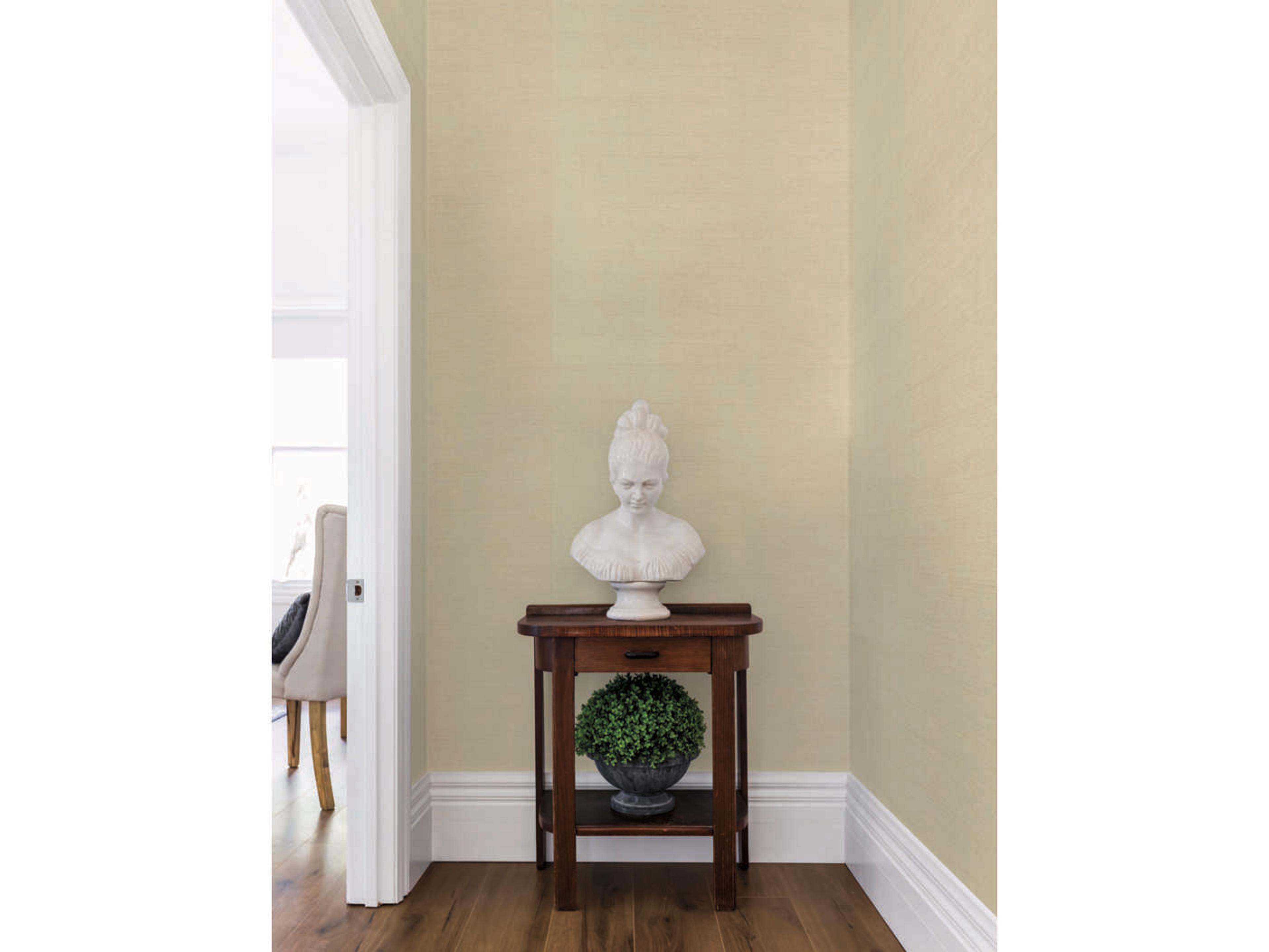 York Wallcoverings Grasscloth Resource Library Gray / Taupe Sisal Wallpaper
