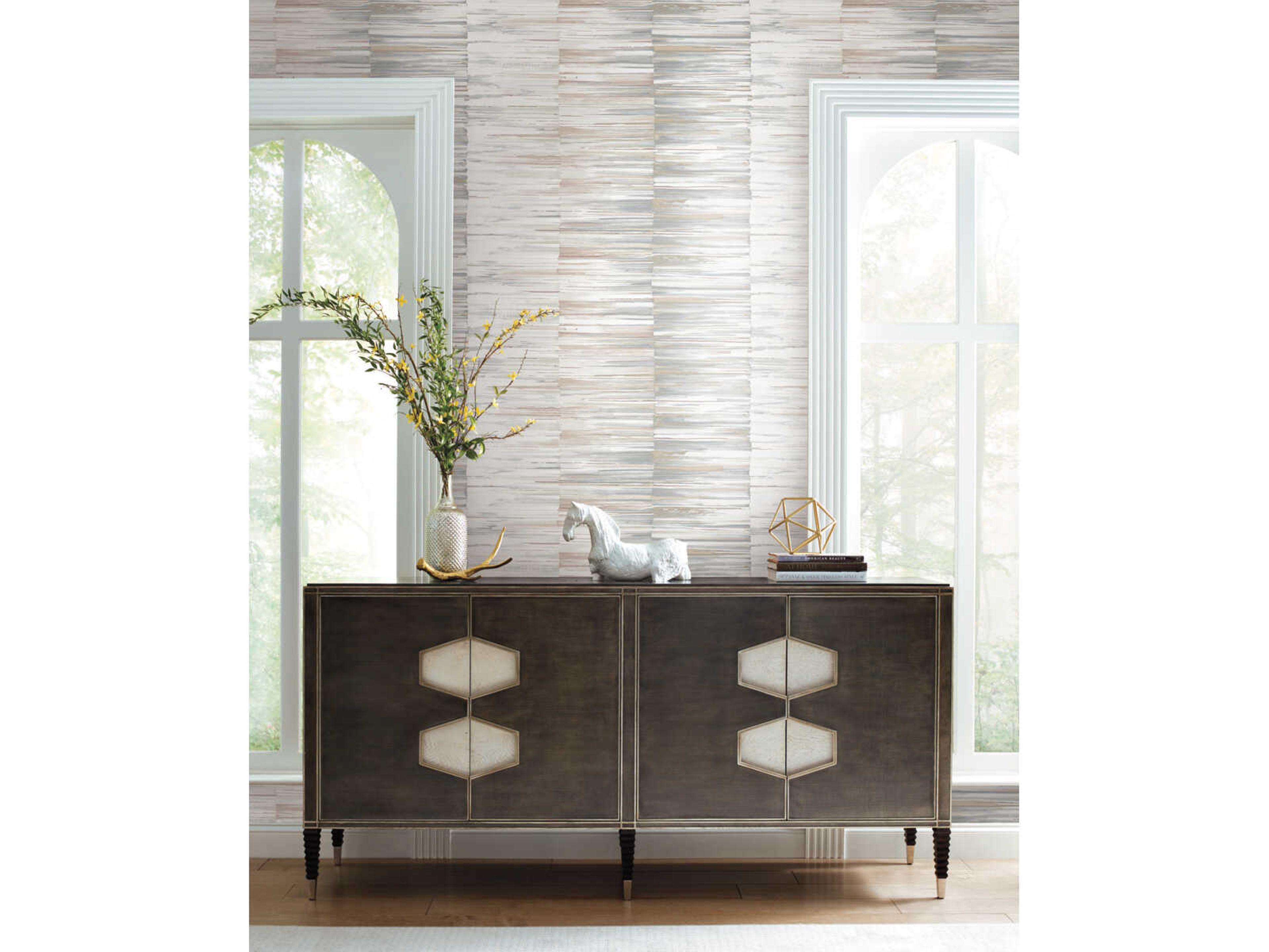 Modern Nature 2nd Edition Cream Rust Artist's Palette Wallpaper