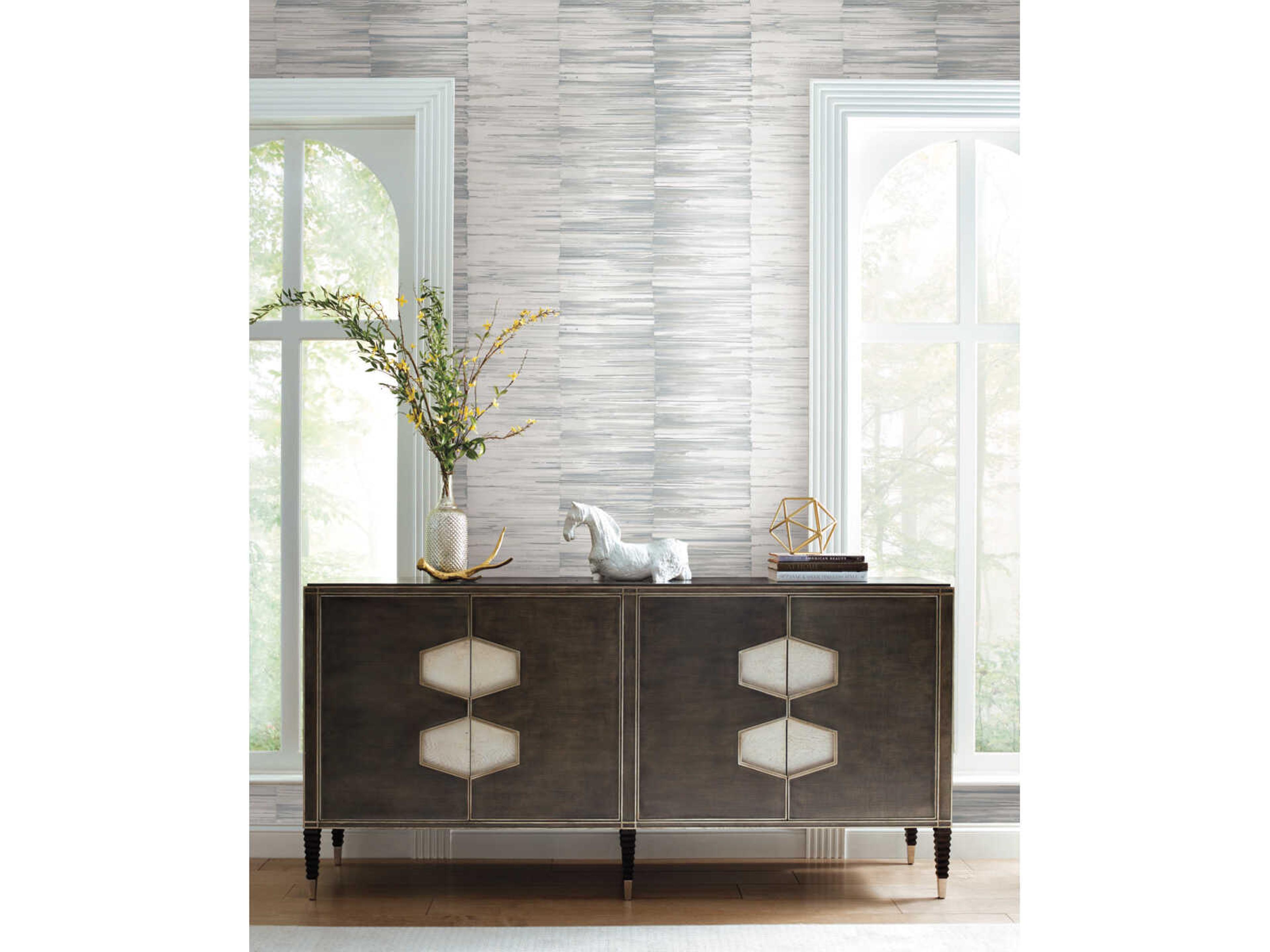 Modern Nature 2nd Edition Blue Grey Artist's Palette Wallpaper