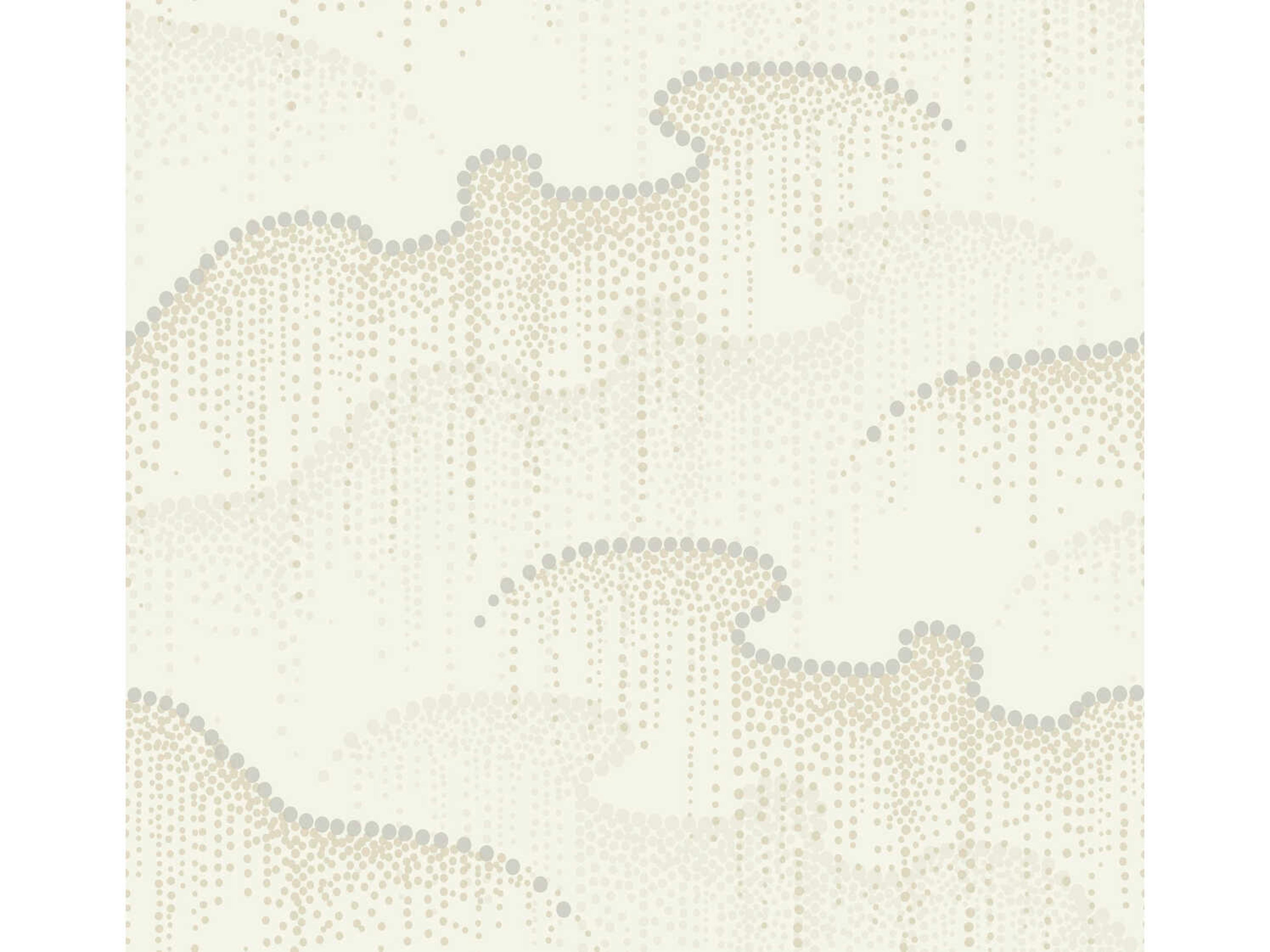 York Wallcoverings Modern Nature 2nd Edition Cream Moonlight Pearls Wallpaper