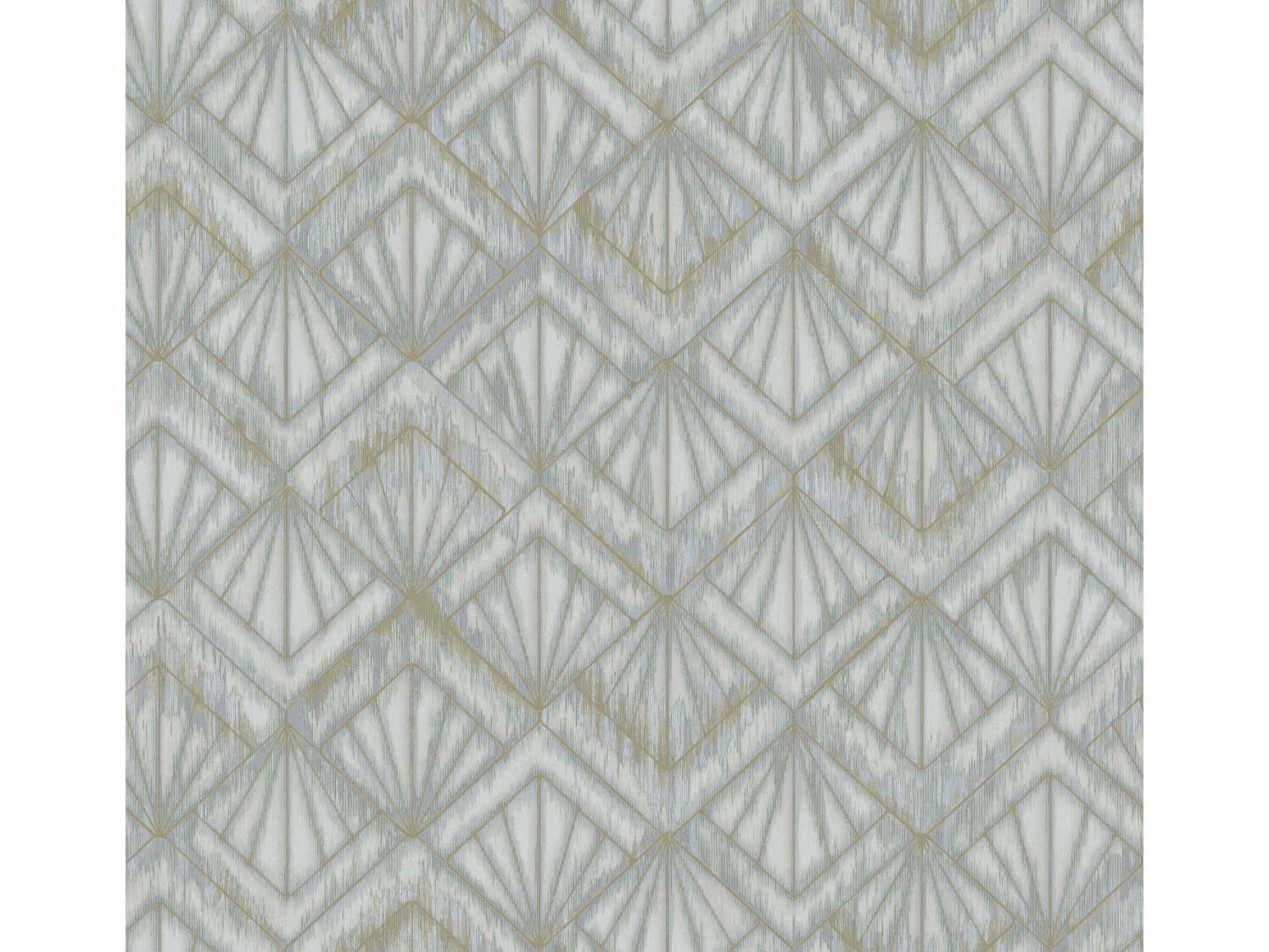 York Wallcoverings Modern Nature 2nd Edition Blue Grey Modern Shell Wallpaper