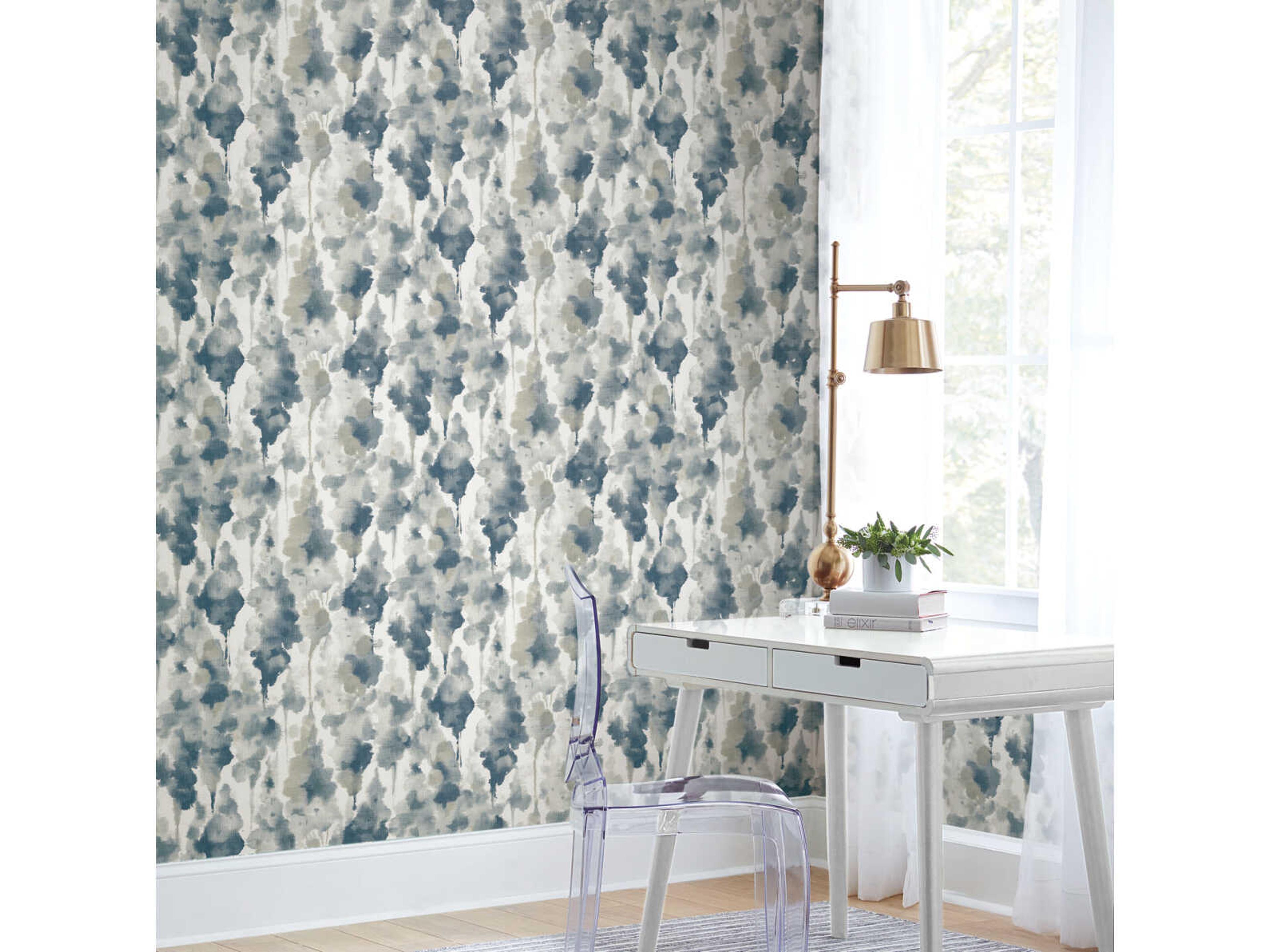 York Wallcoverings Modern Nature 2nd Edition Navy Mirage Wallpaper