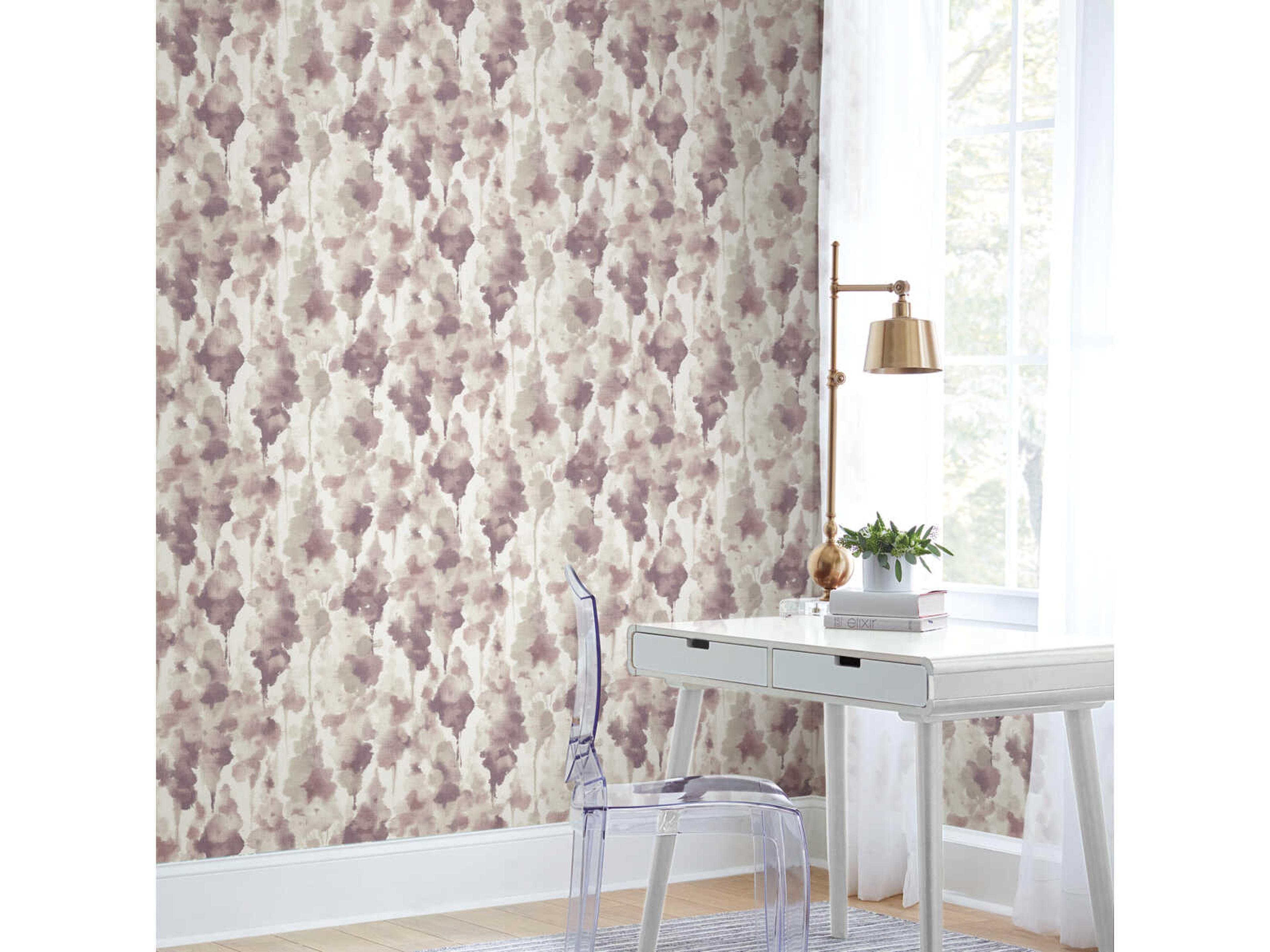 York Wallcoverings Modern Nature 2nd Edition Purple Mirage Wallpaper