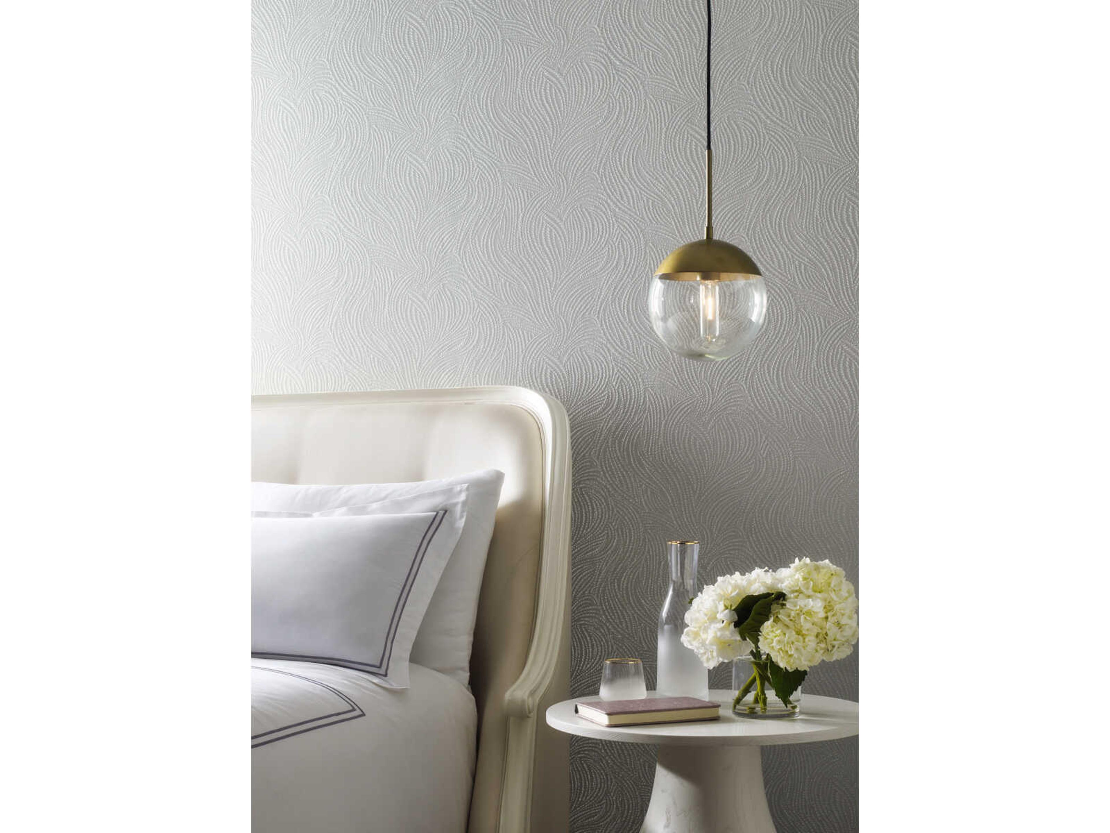 York Wallcoverings Modern Nature 2nd Edition Light Grey Tempest Wallpaper