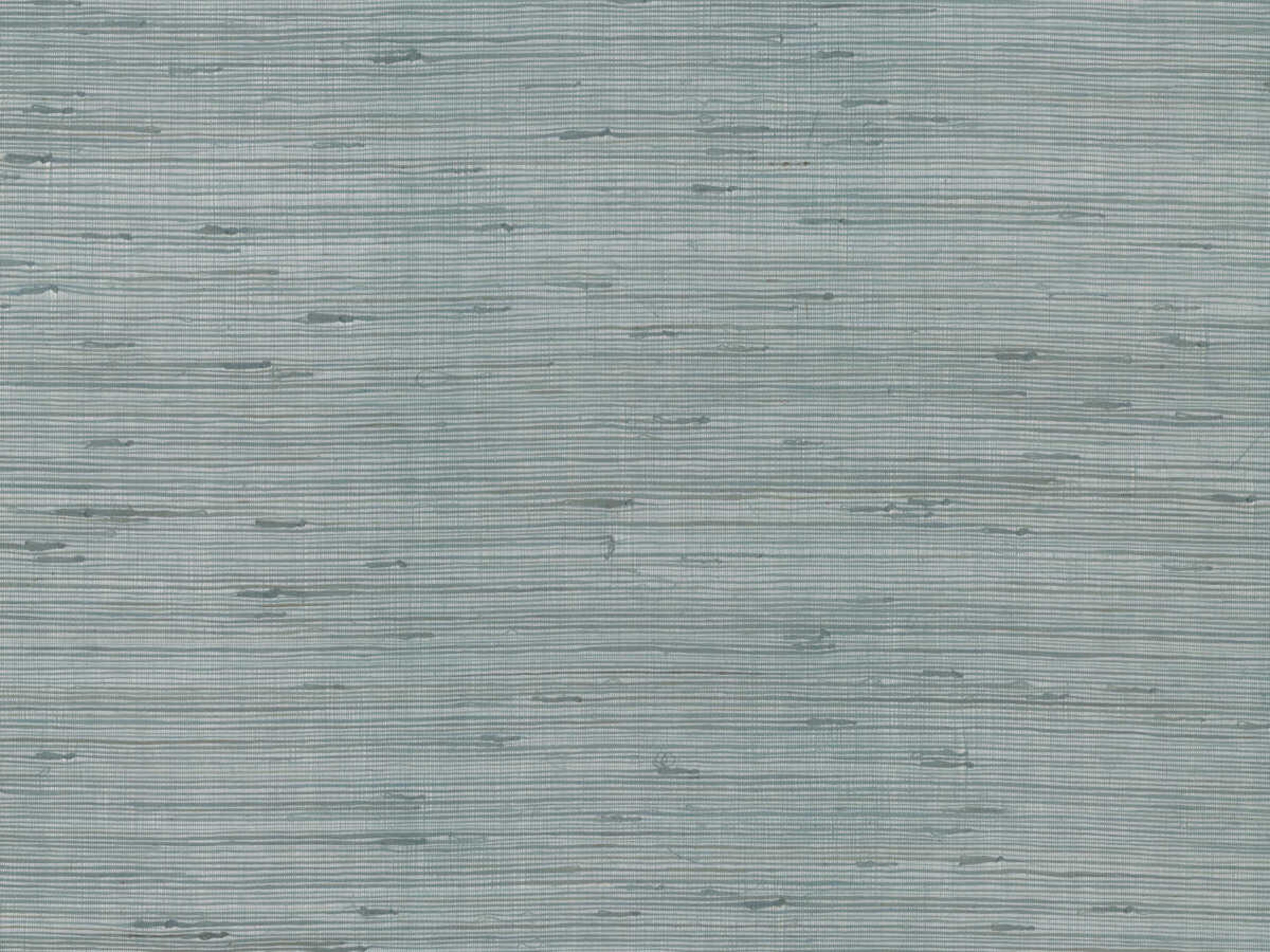 York Wallcoverings Modern Nature 2nd Edition Silver Aqua Metallic Jute Wallpaper