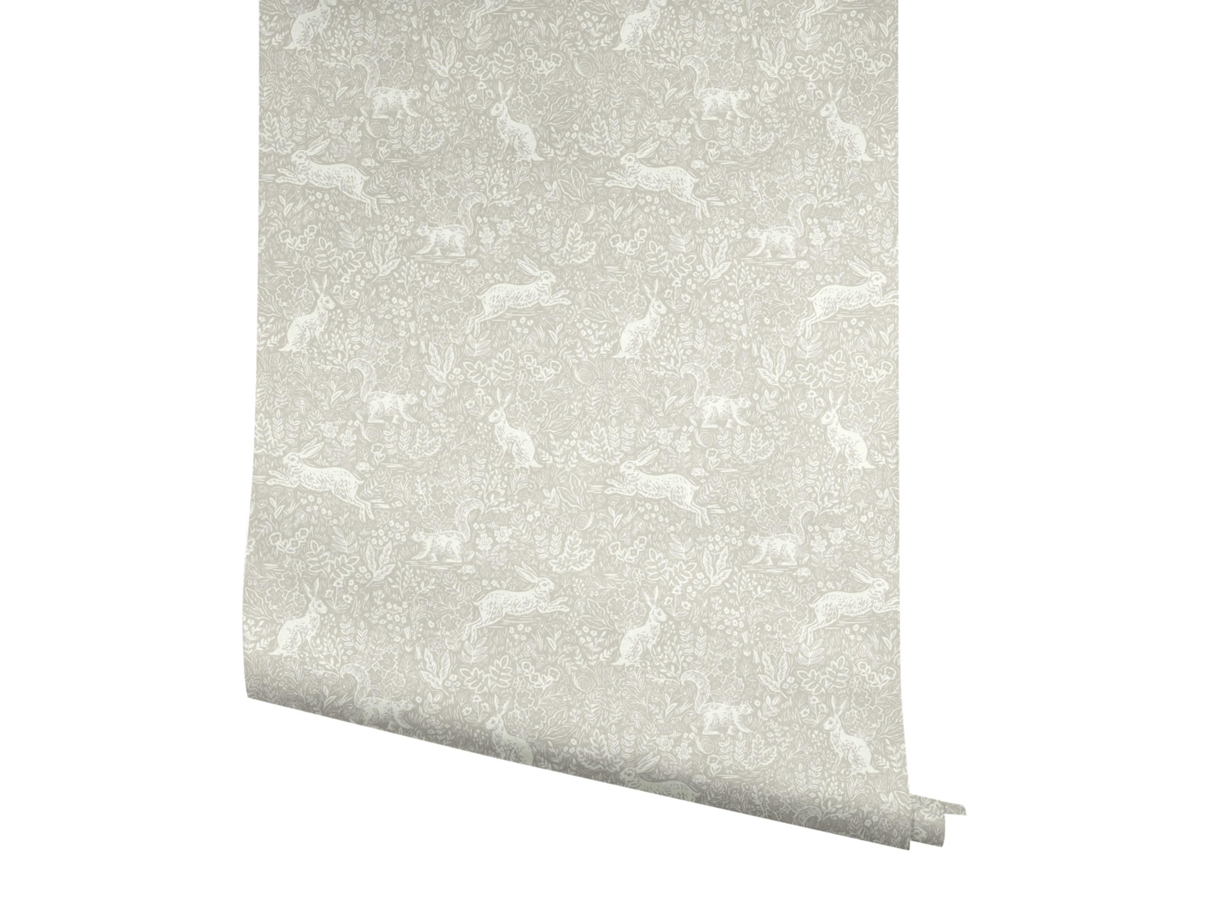 York Wallcoverings Linen Fable Wallpaper