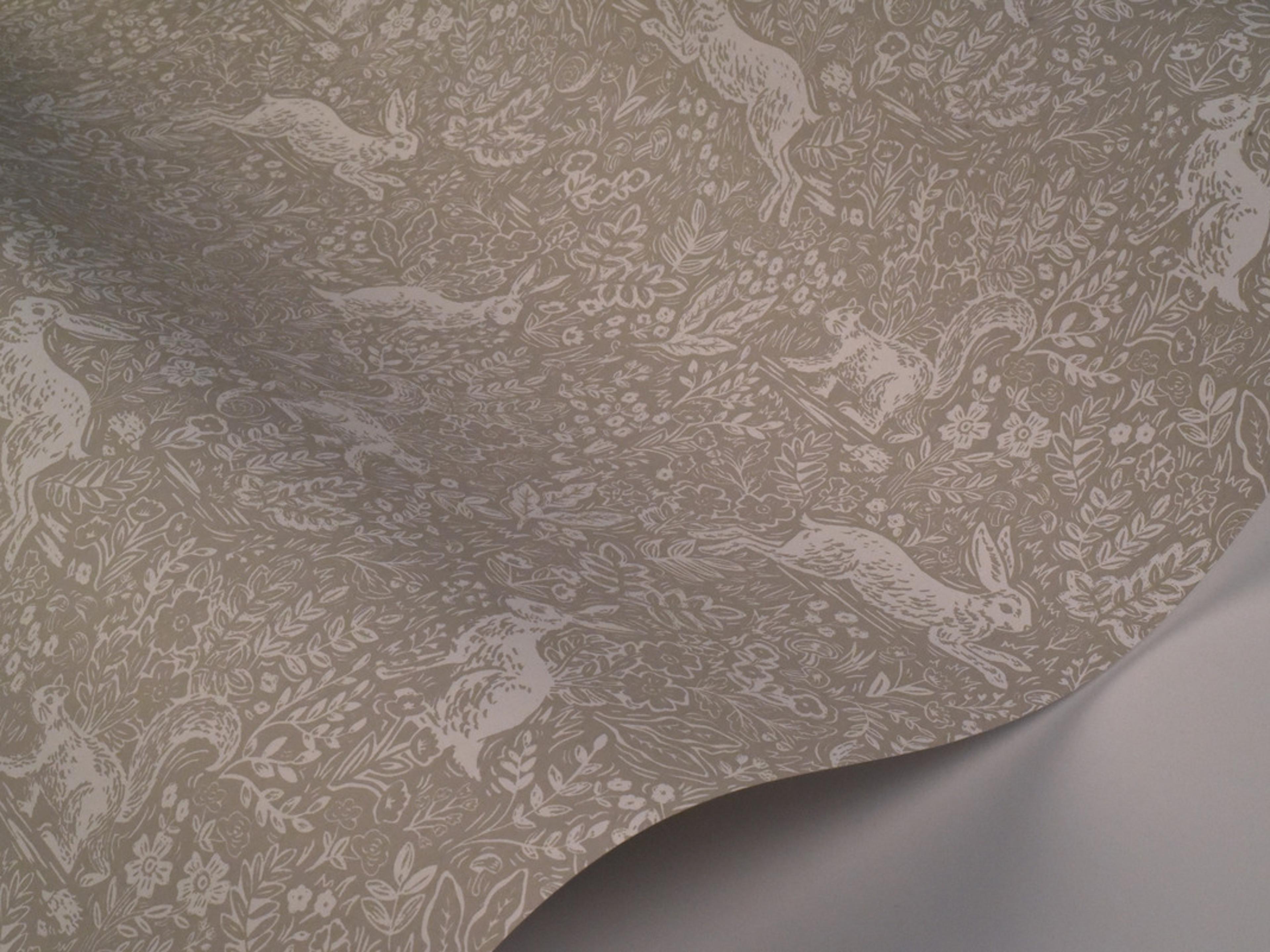 York Wallcoverings Linen Fable Wallpaper