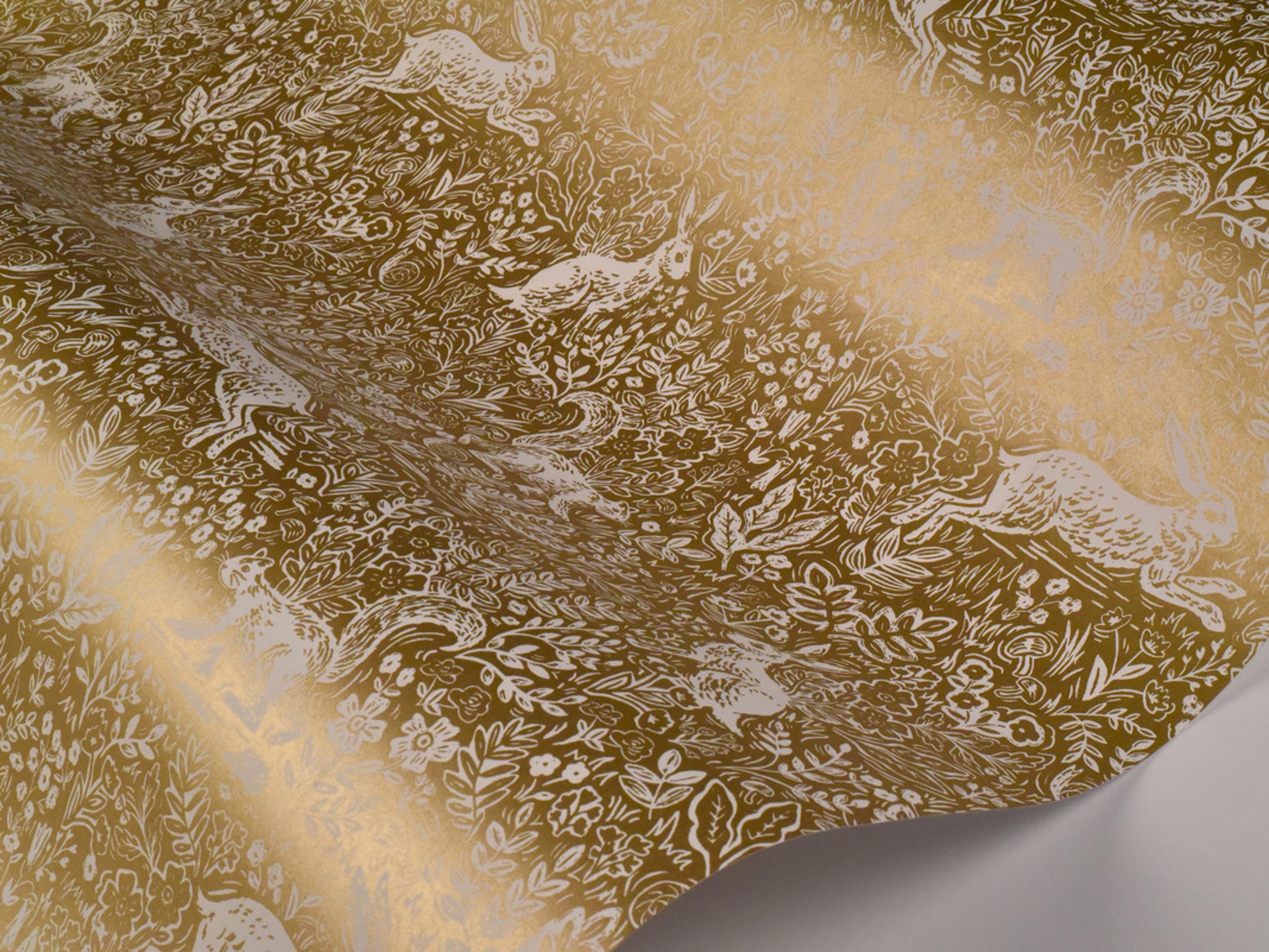 York Wallcoverings Gold Fable Wallpaper