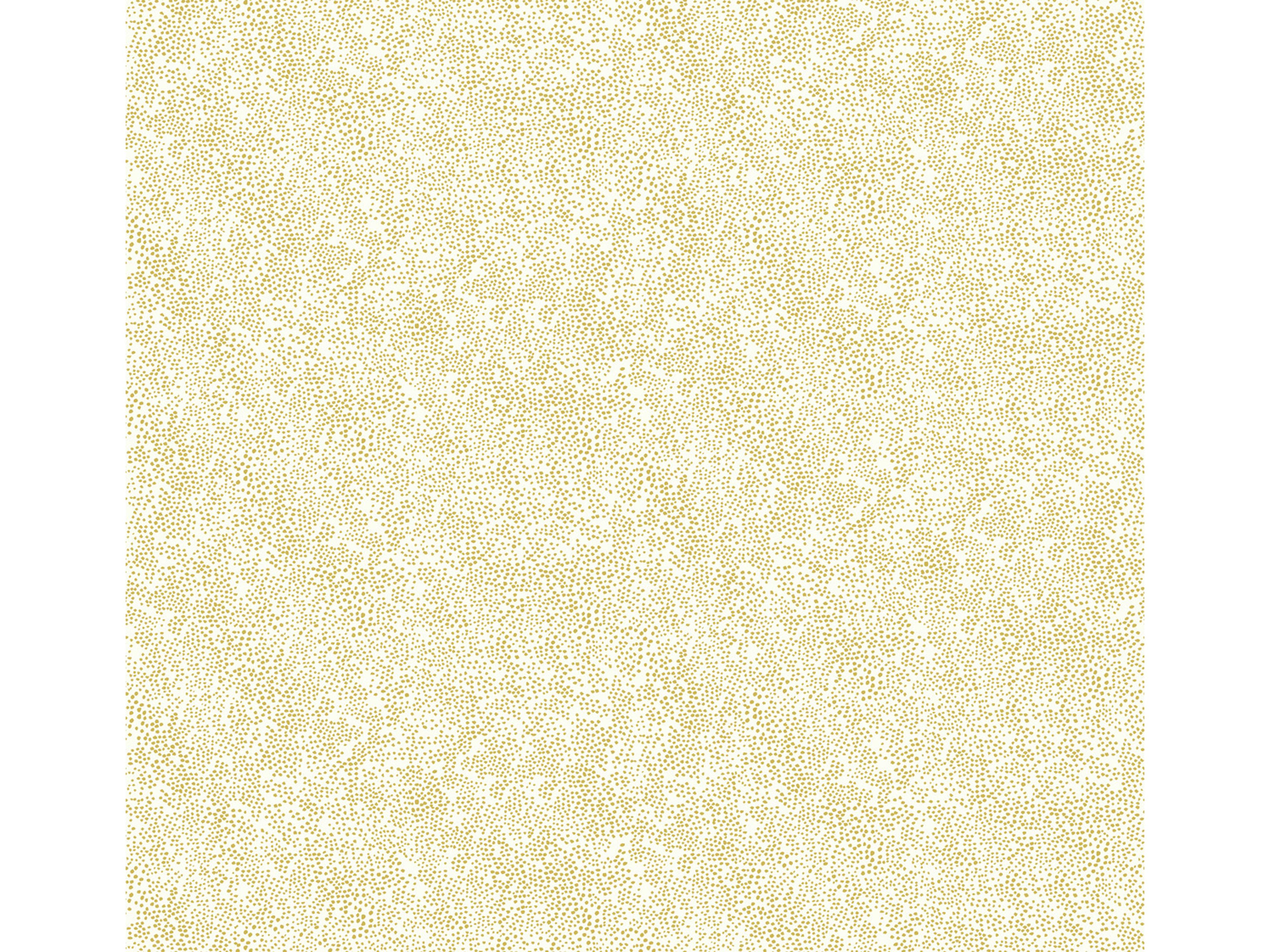 York Wallcoverings Gold / White Champagne Dots Wallpaper