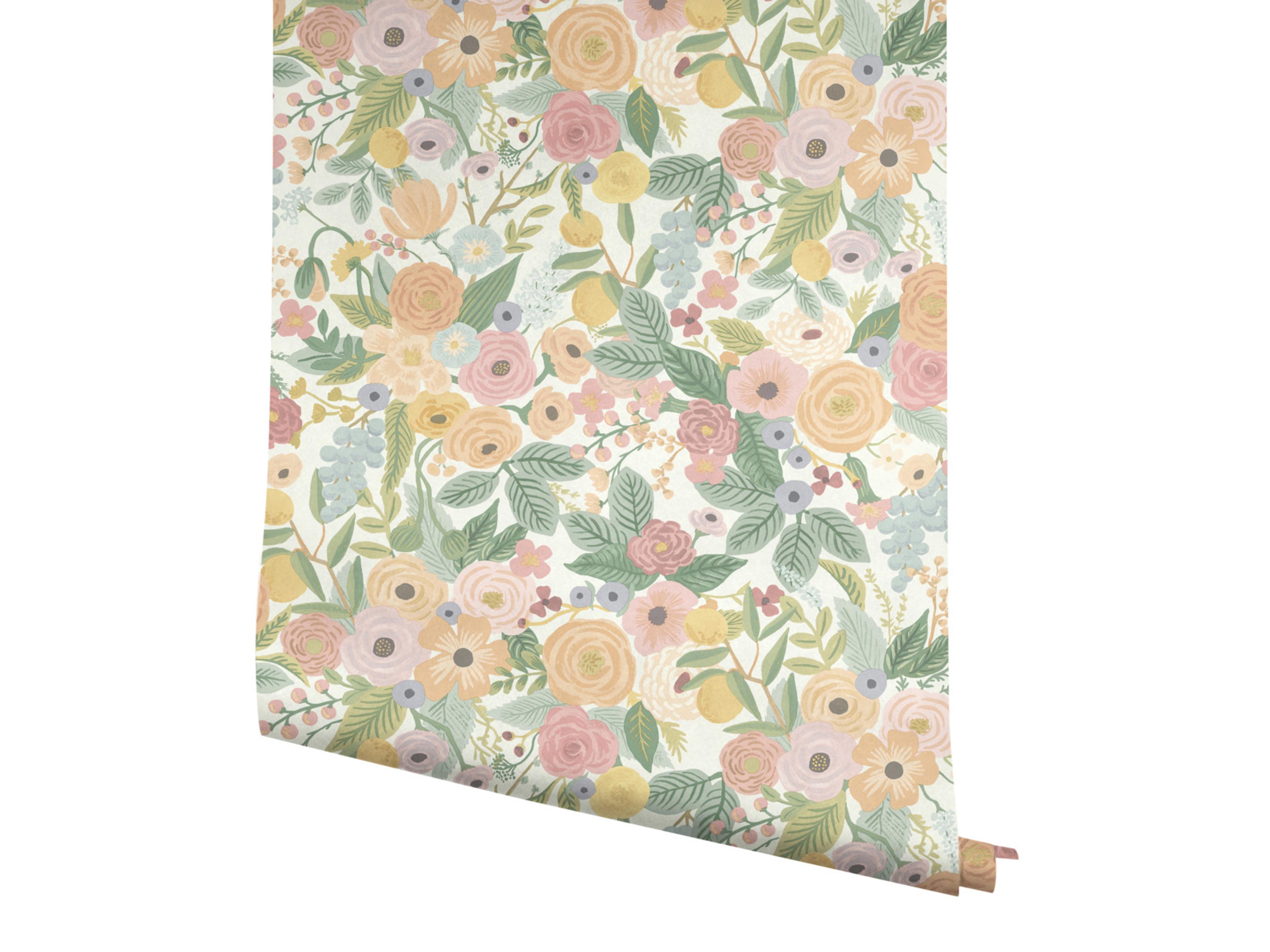 York Wallcoverings Pastels Garden Party Wallpaper