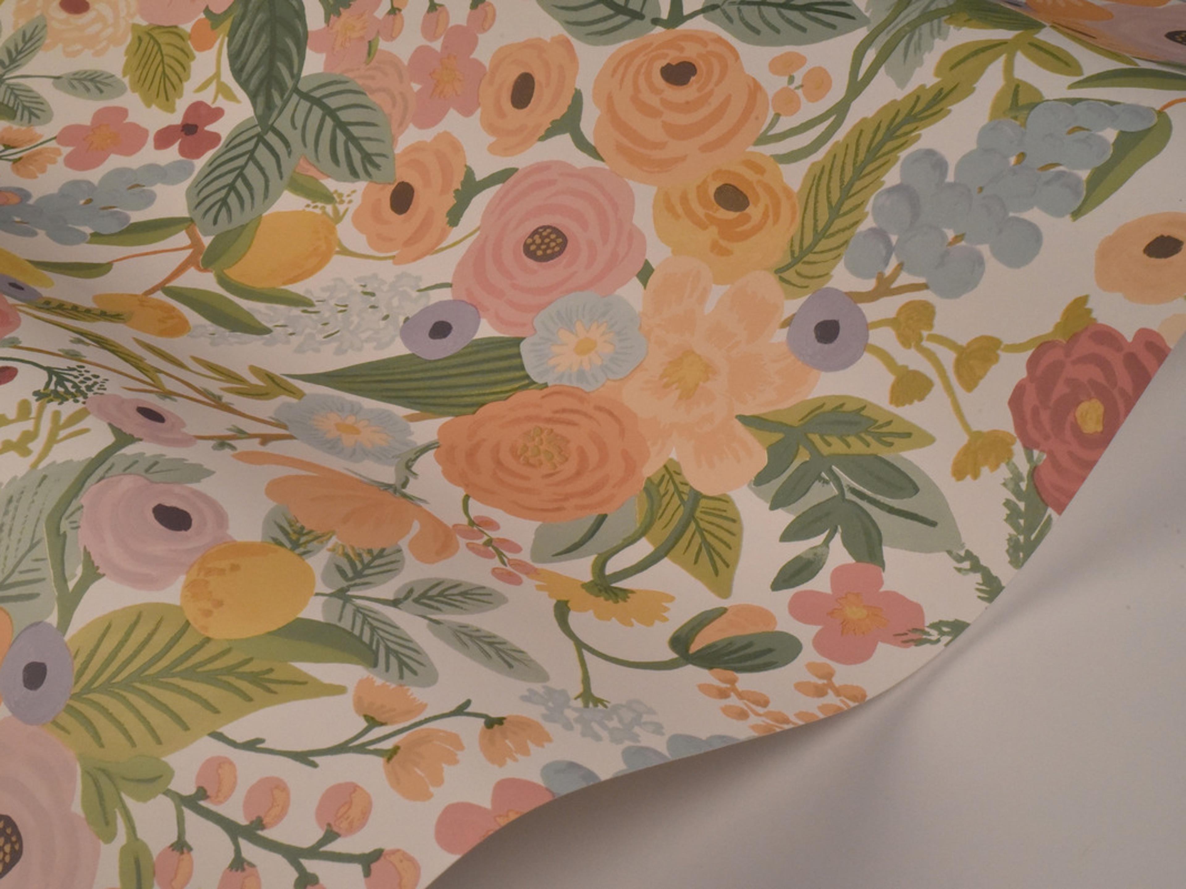 York Wallcoverings Pastels Garden Party Wallpaper