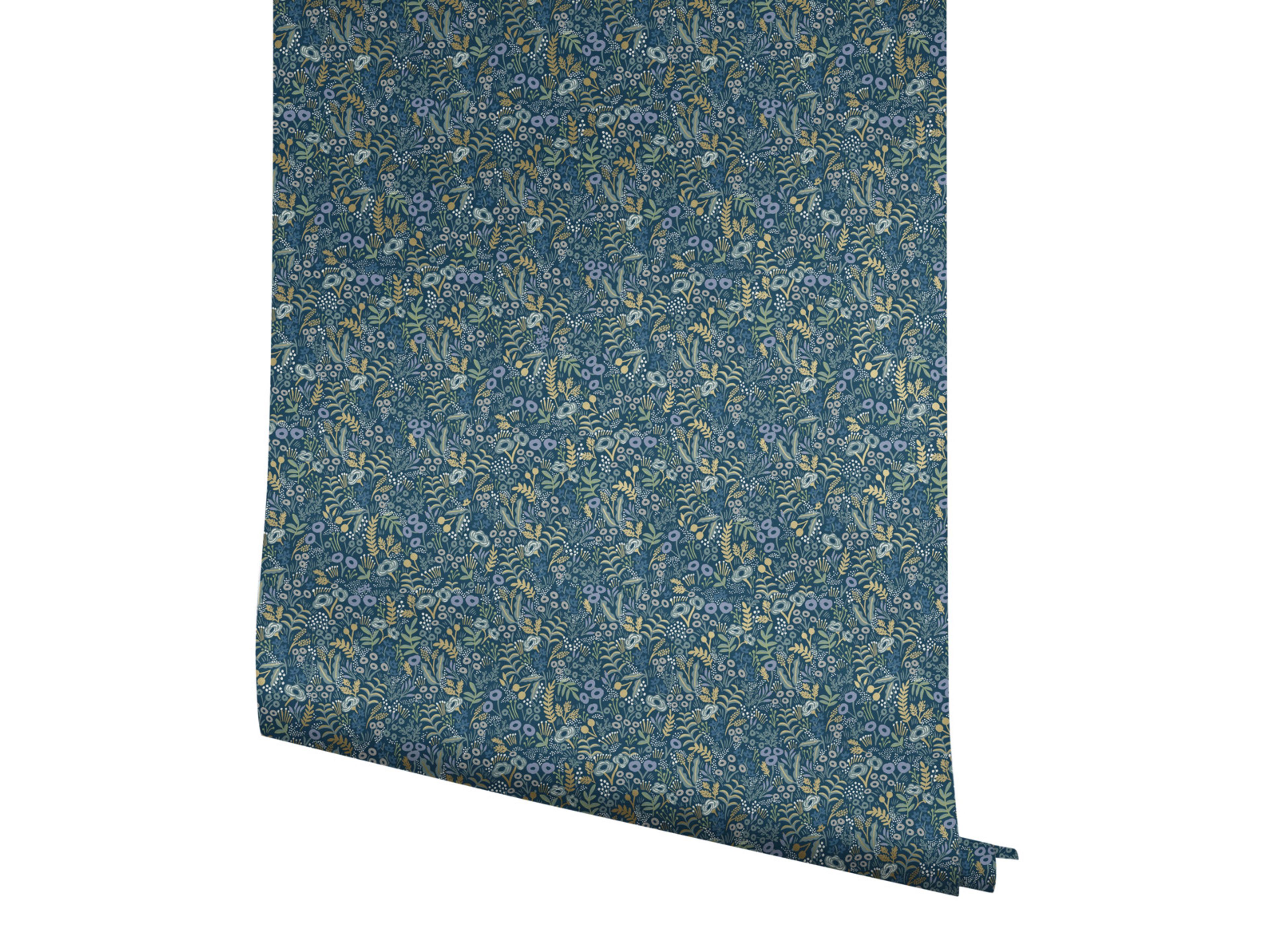 York Wallcoverings Indigo Tapestry Wallpaper