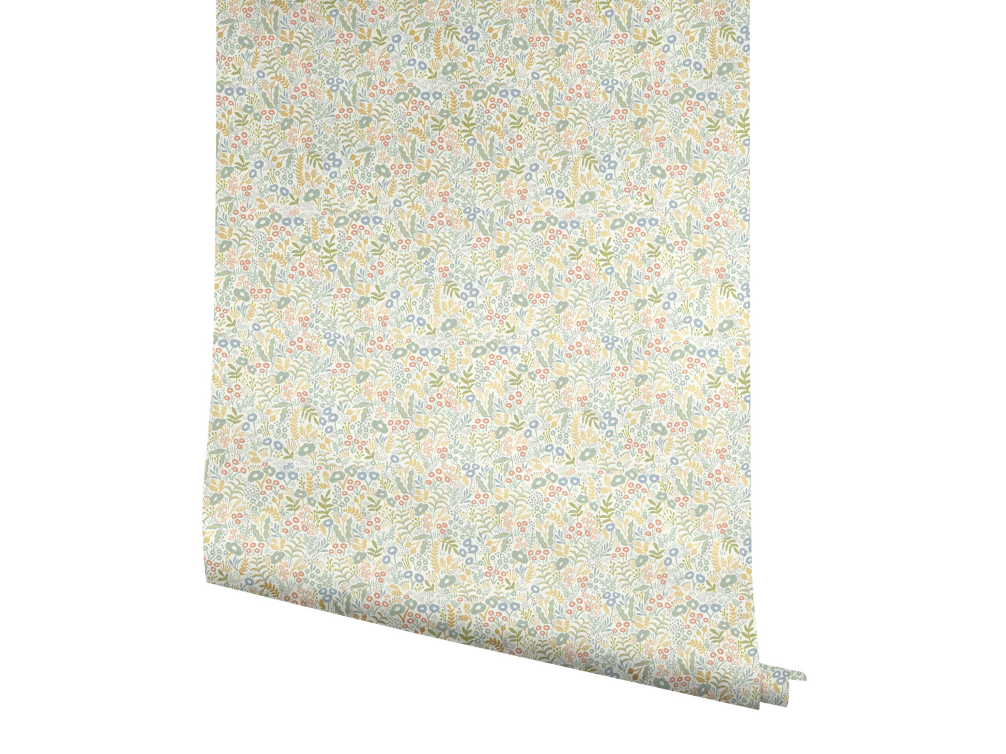 York Wallcoverings Light Mustard Tapestry Wallpaper