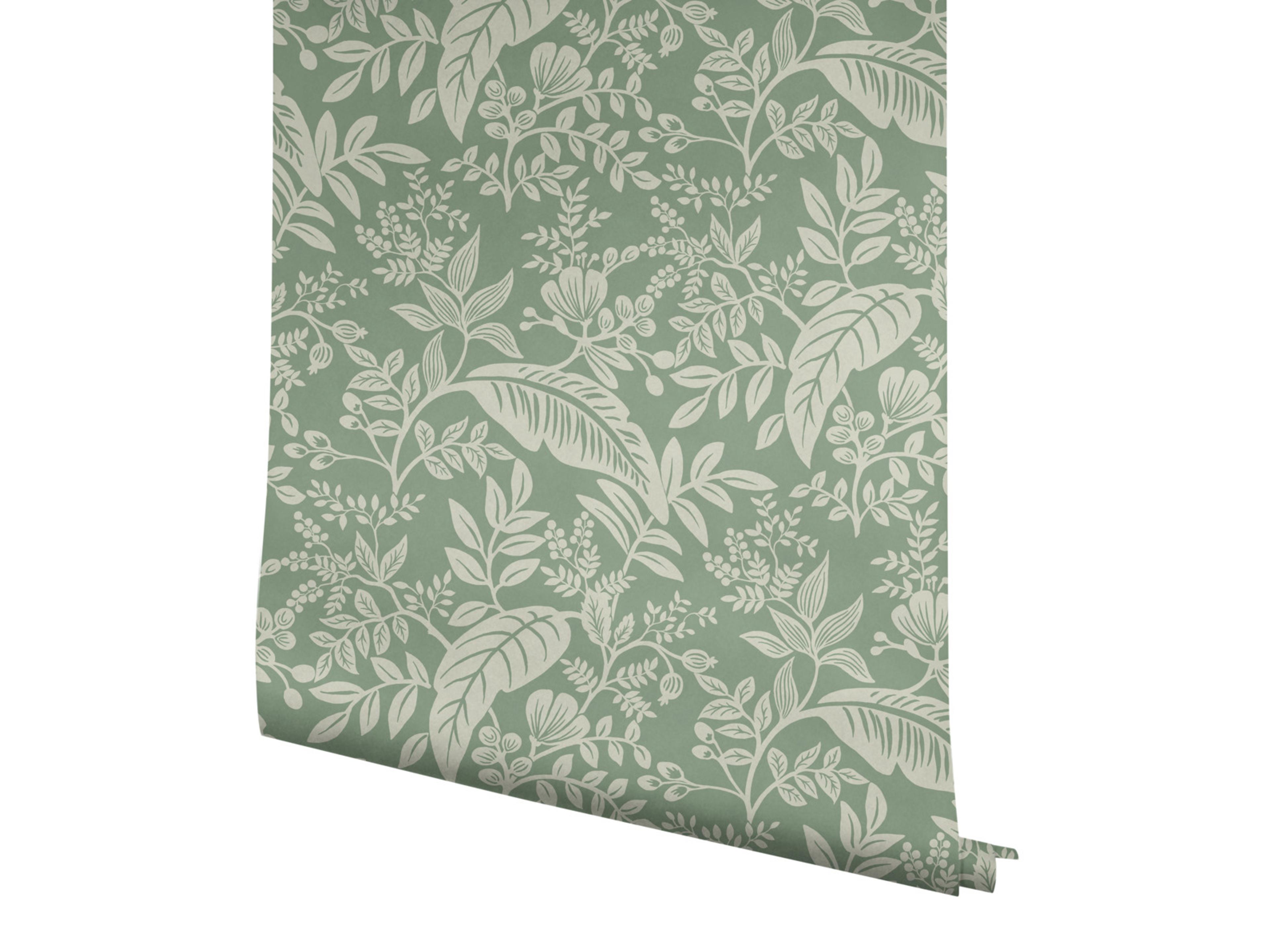 York Wallcoverings Sage Canopy Wallpaper