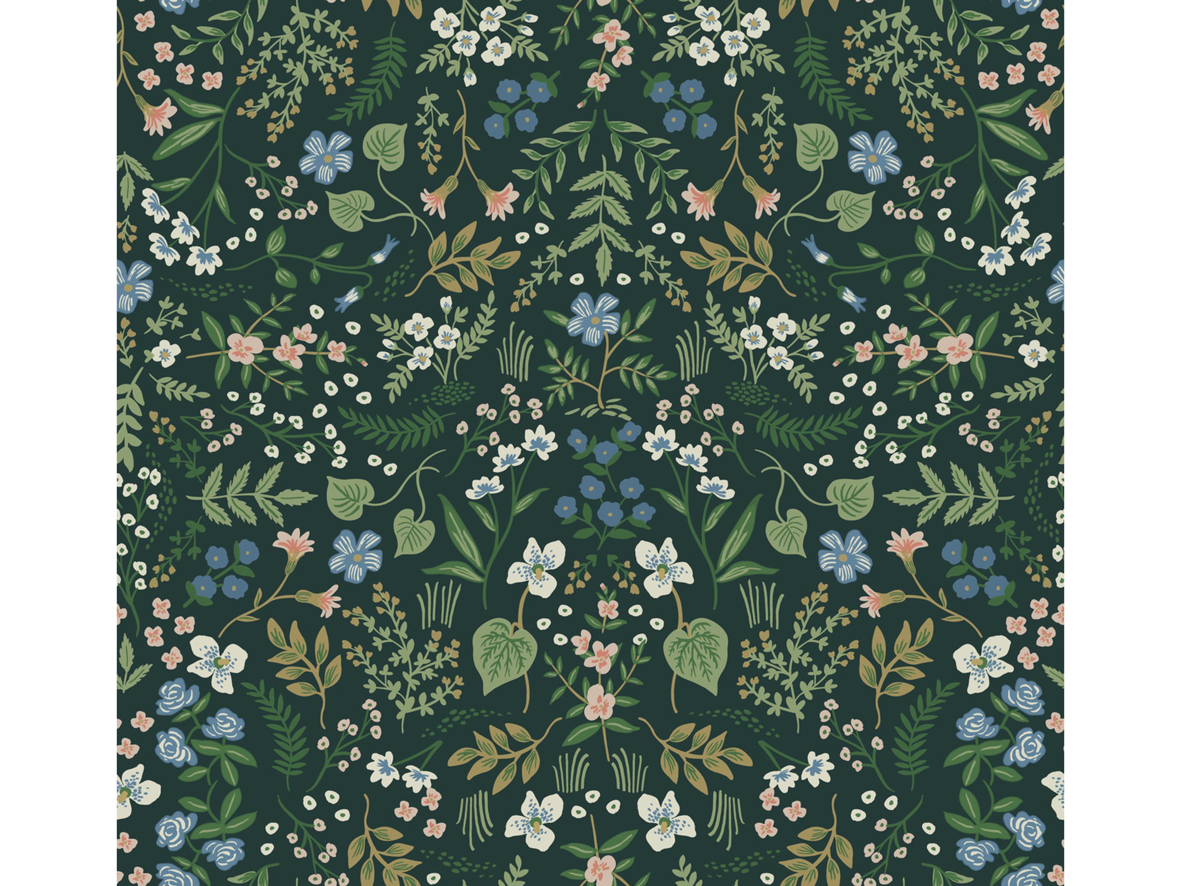 York Wallcoverings Hunter Green Wildwood Wallpaper