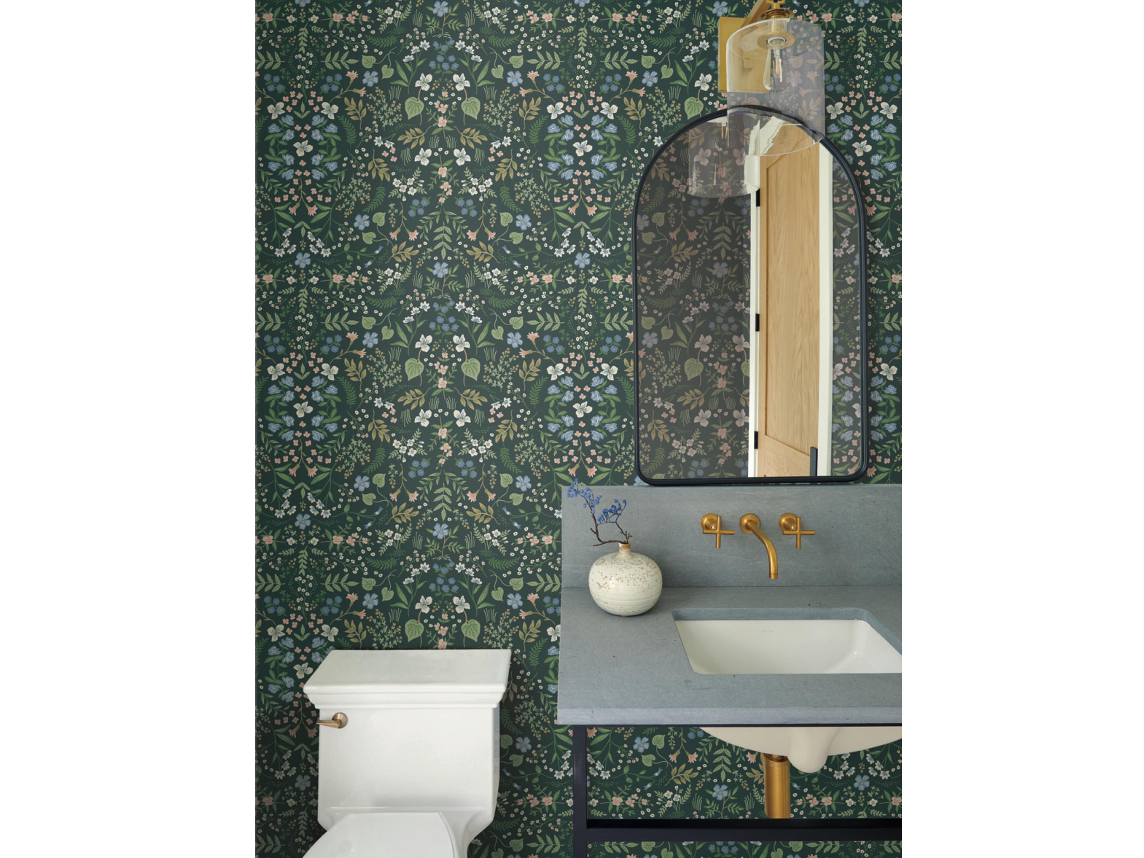 York Wallcoverings Hunter Green Wildwood Wallpaper