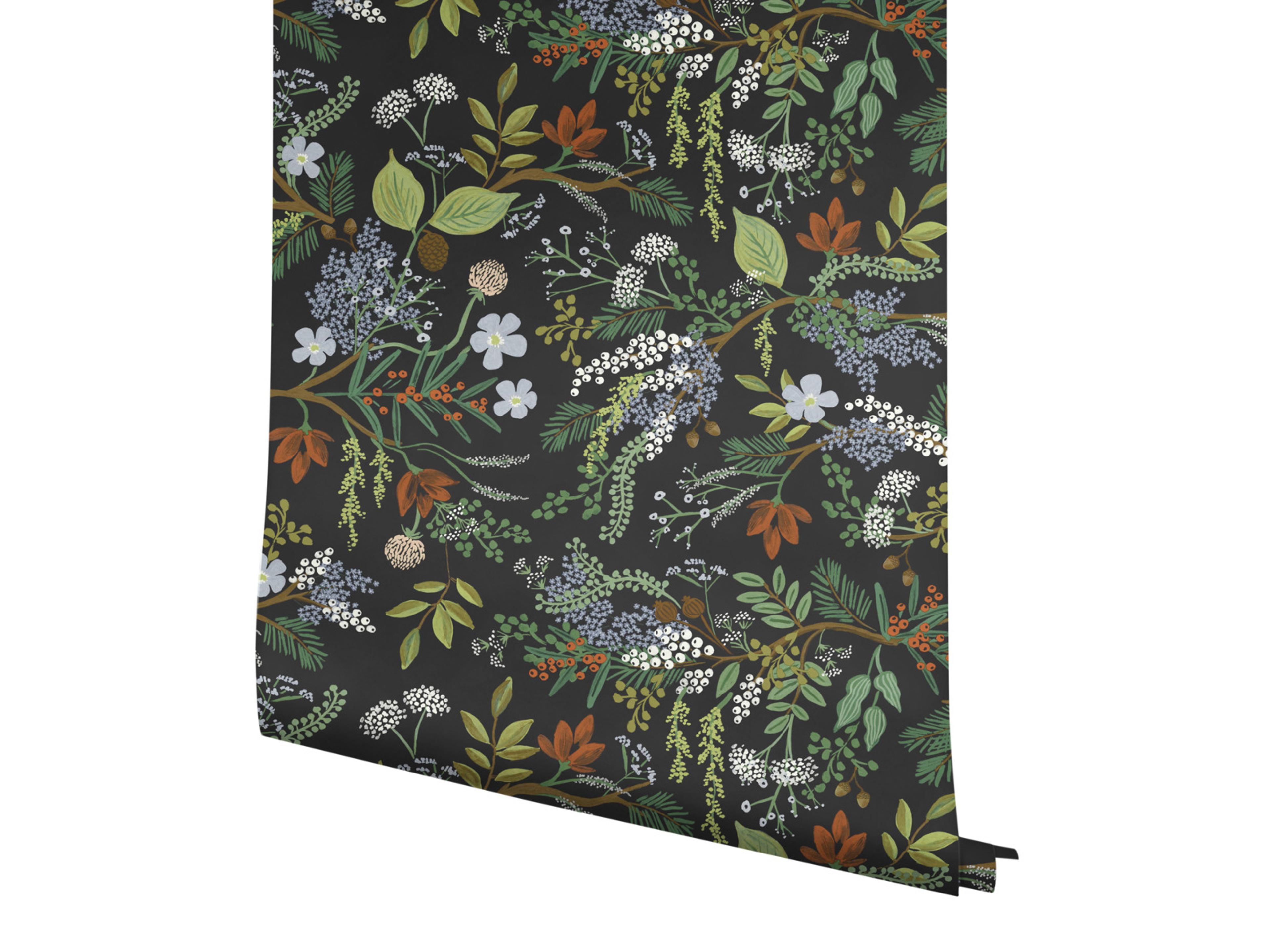 York Wallcoverings Black Juniper Forest Wallpaper