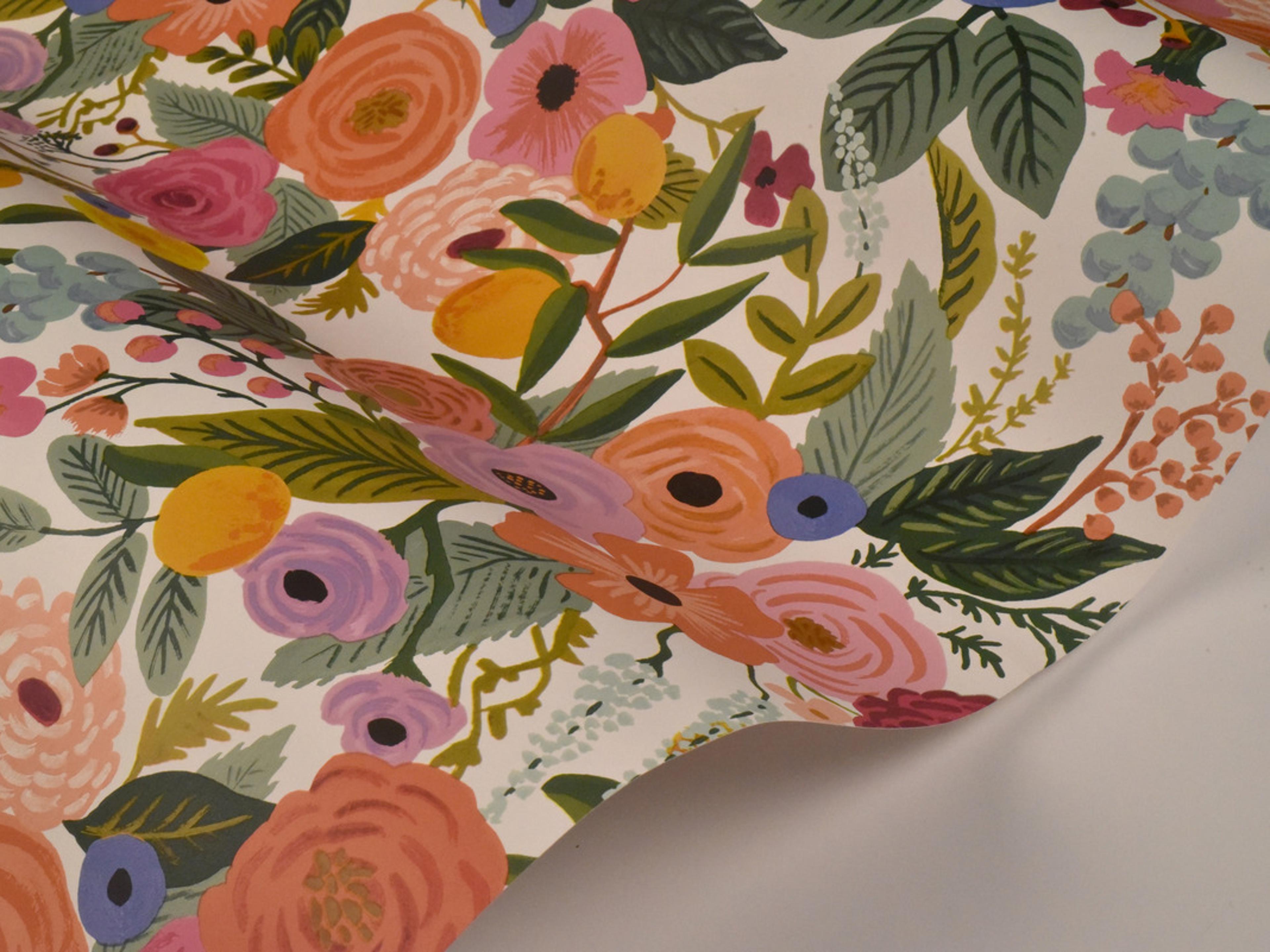 York Wallcoverings Periwinkle Peacock Wallpaper