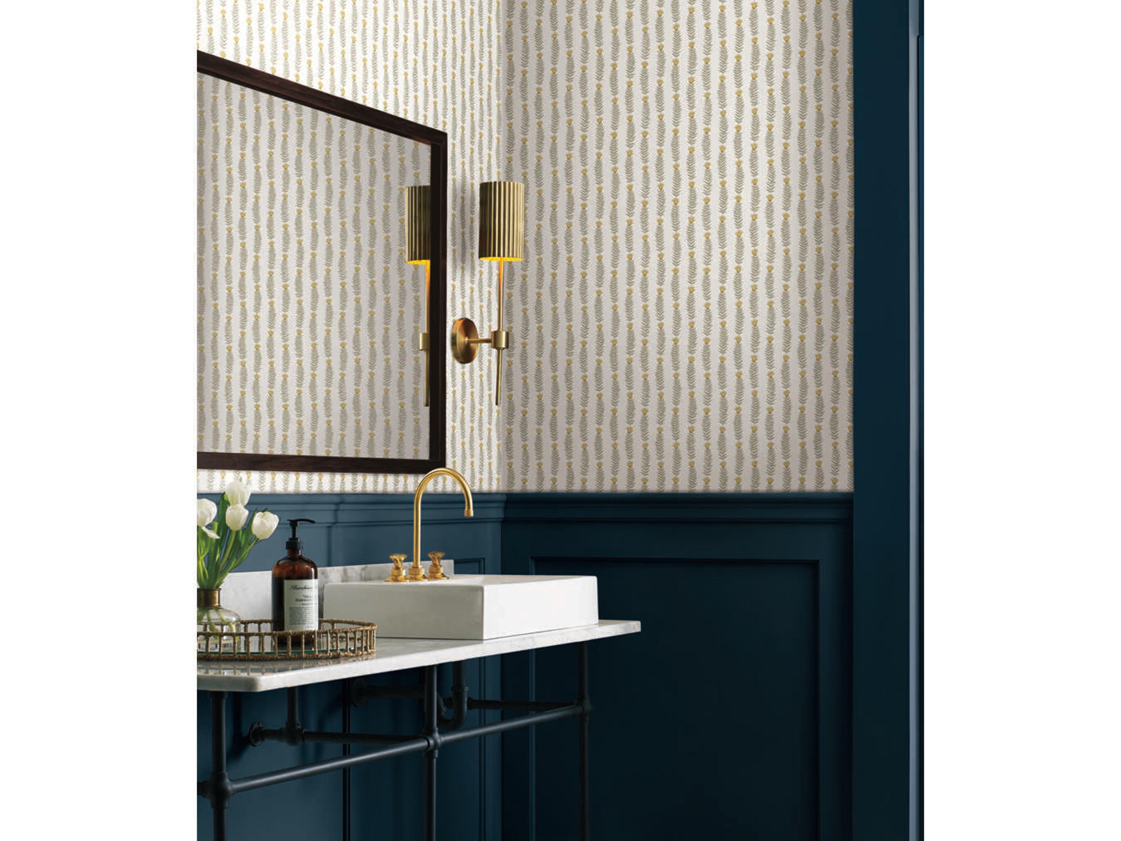 Rifle Paper Co. Second Edition White Beige Eden Wallpaper