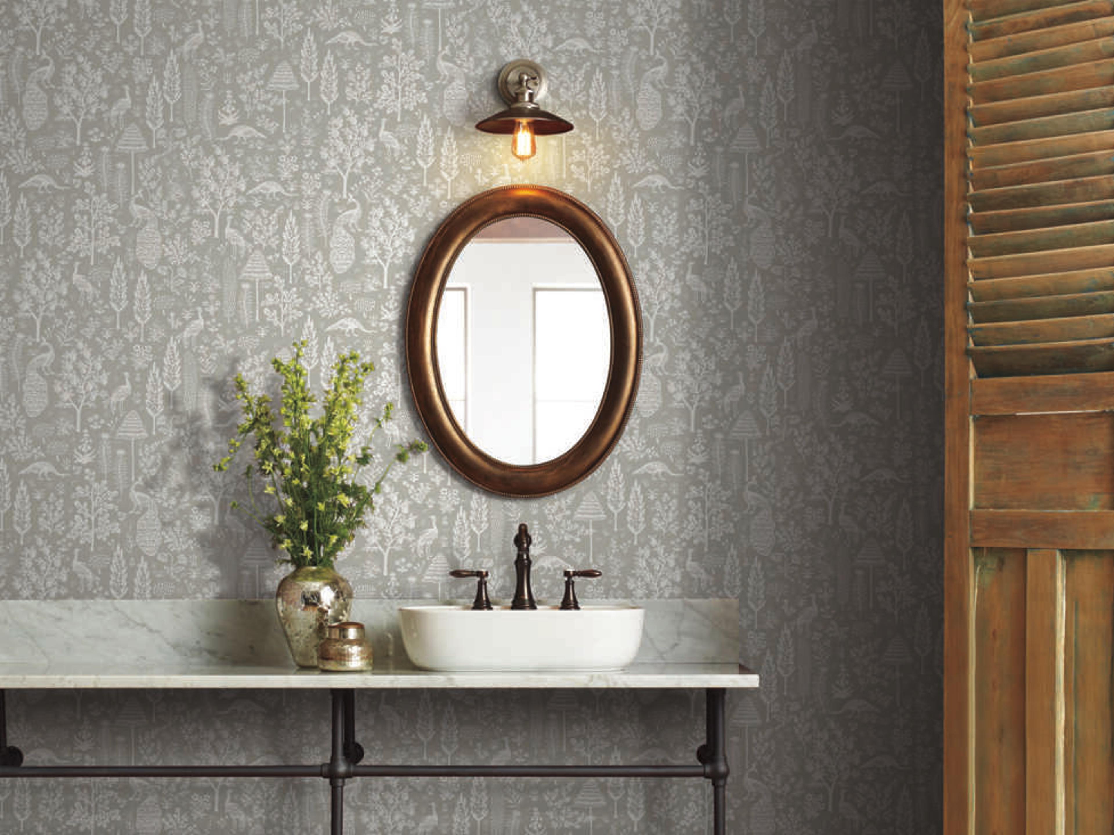 Rifle Paper Co. Second Edition Black Menagerie Toile Wallpaper