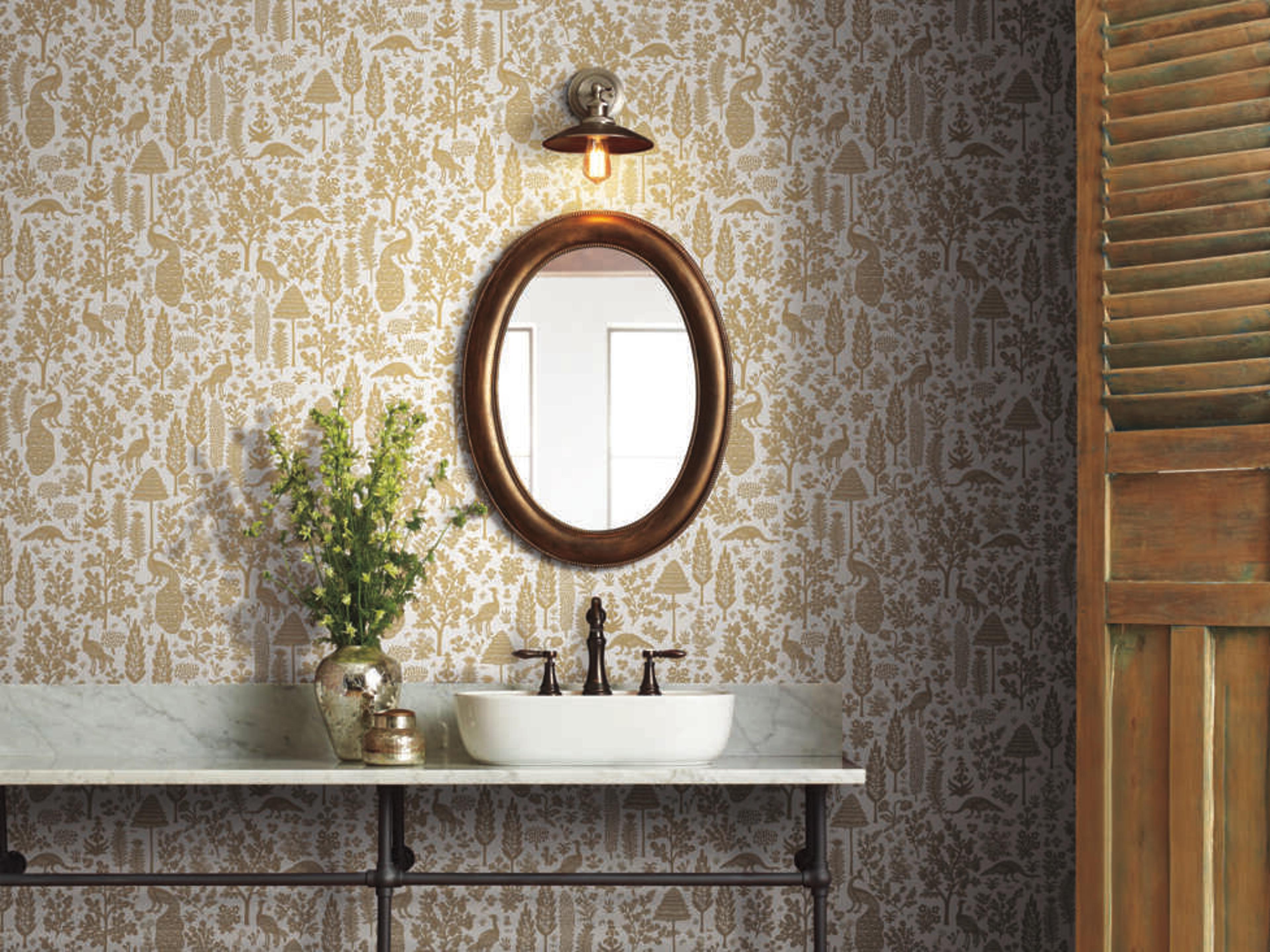 Rifle Paper Co. Second Edition Beige Menagerie Toile Wallpaper