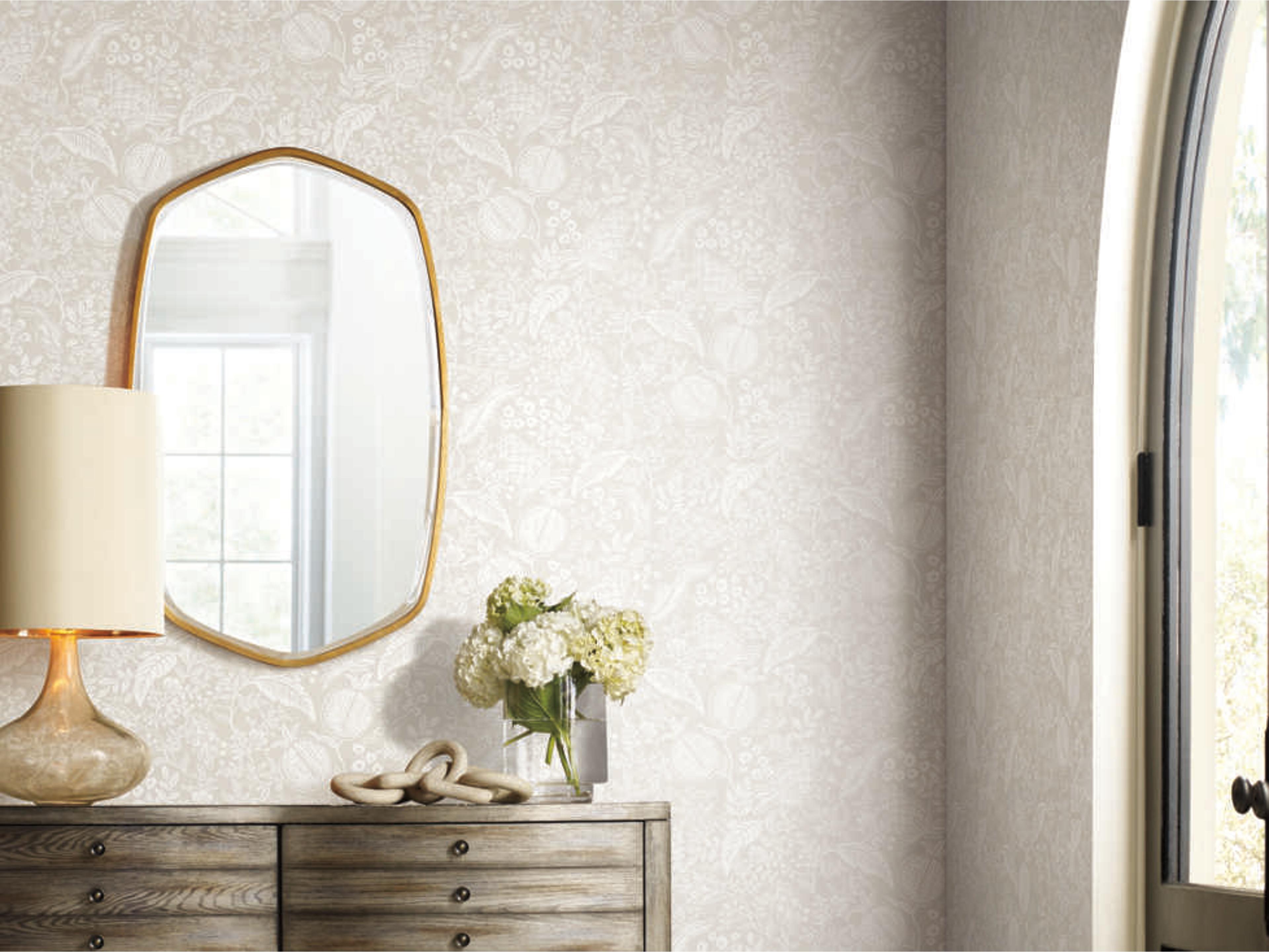 Rifle Paper Co. Second Edition Beige Pomegranate Wallpaper