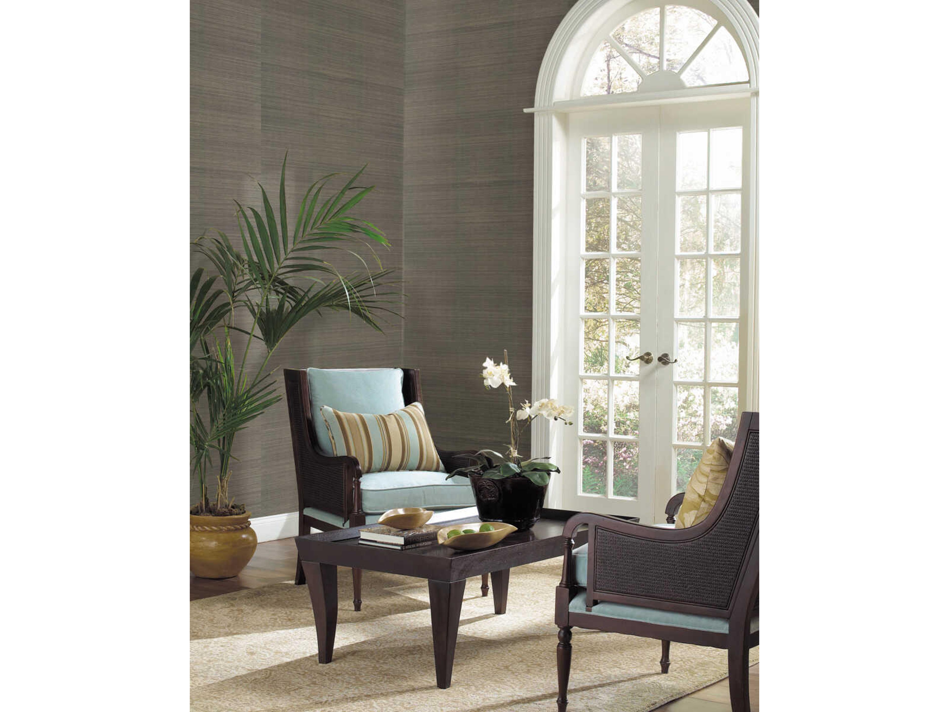 York Wallcoverings Grasscloth Resource Library Grey / Silver Sisal Wallpaper