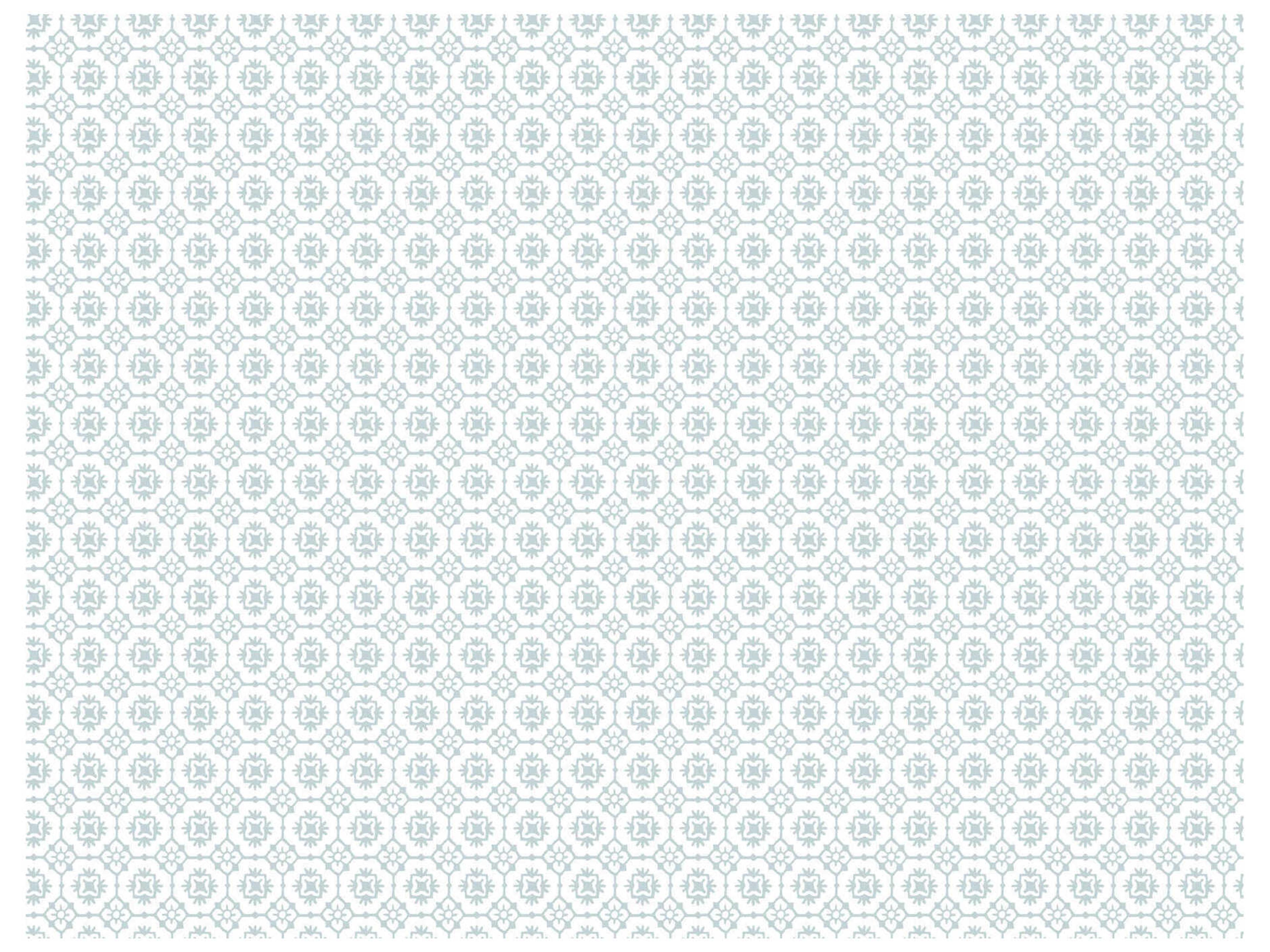 Antonina Vella Light Blue Floral Grid Wallpaper