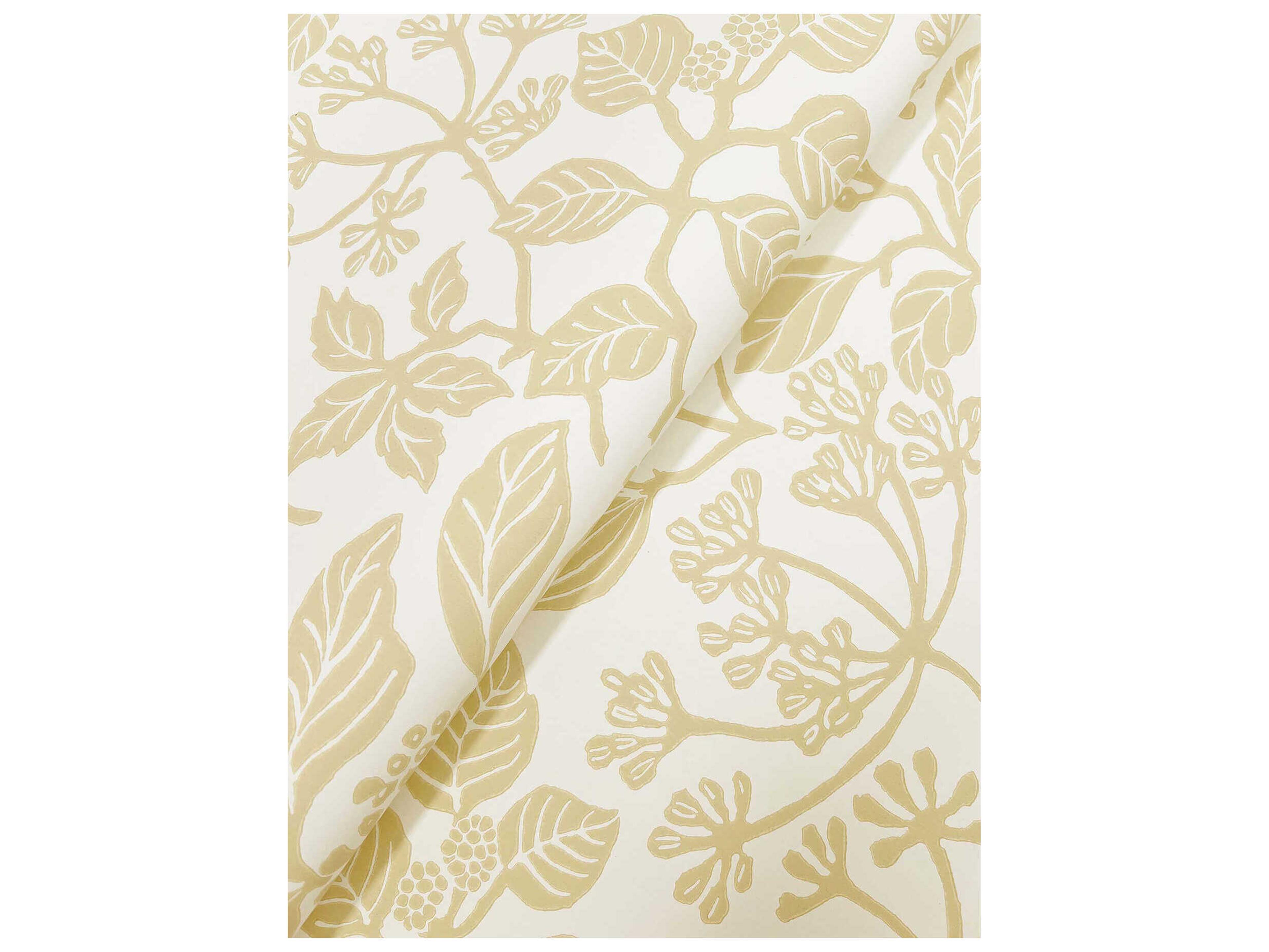 York Wallcoverings Antonina Vella Honey Botanical Wallpaper