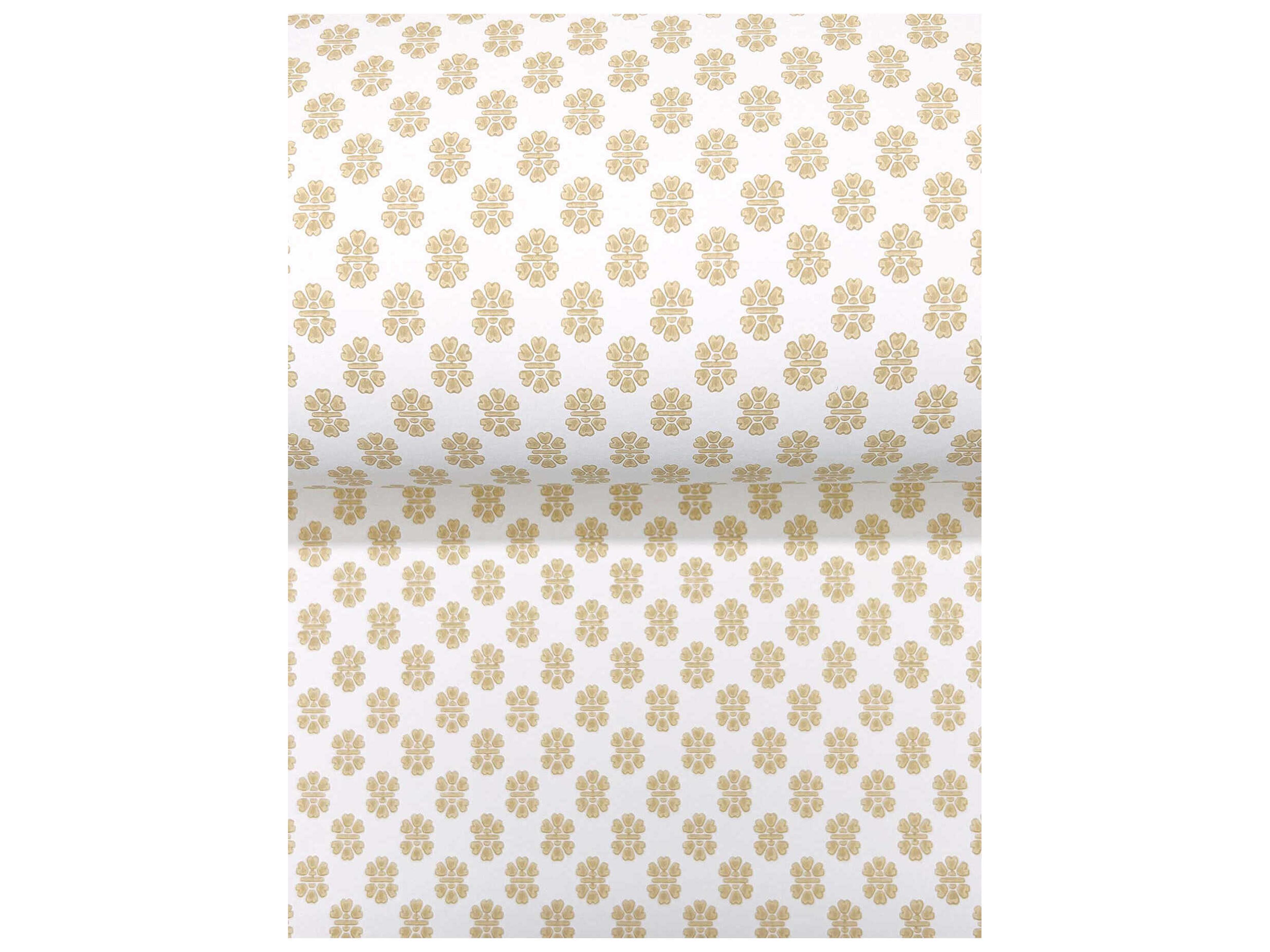 York Wallcoverings Antonina Vella Butter Floral Stamp Wallpaper