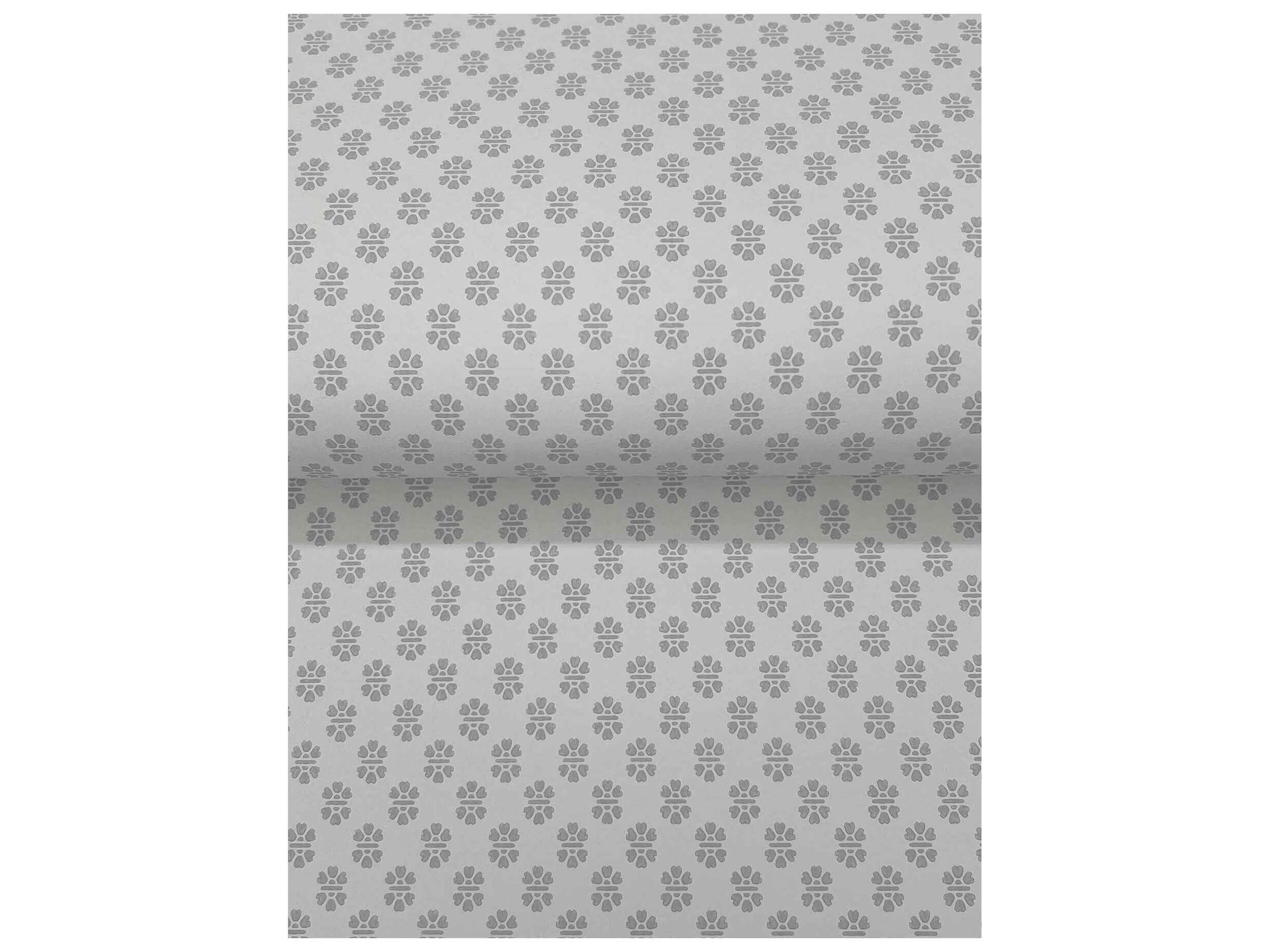 York Wallcoverings Antonina Vella Cream Floral Stamp Wallpaper