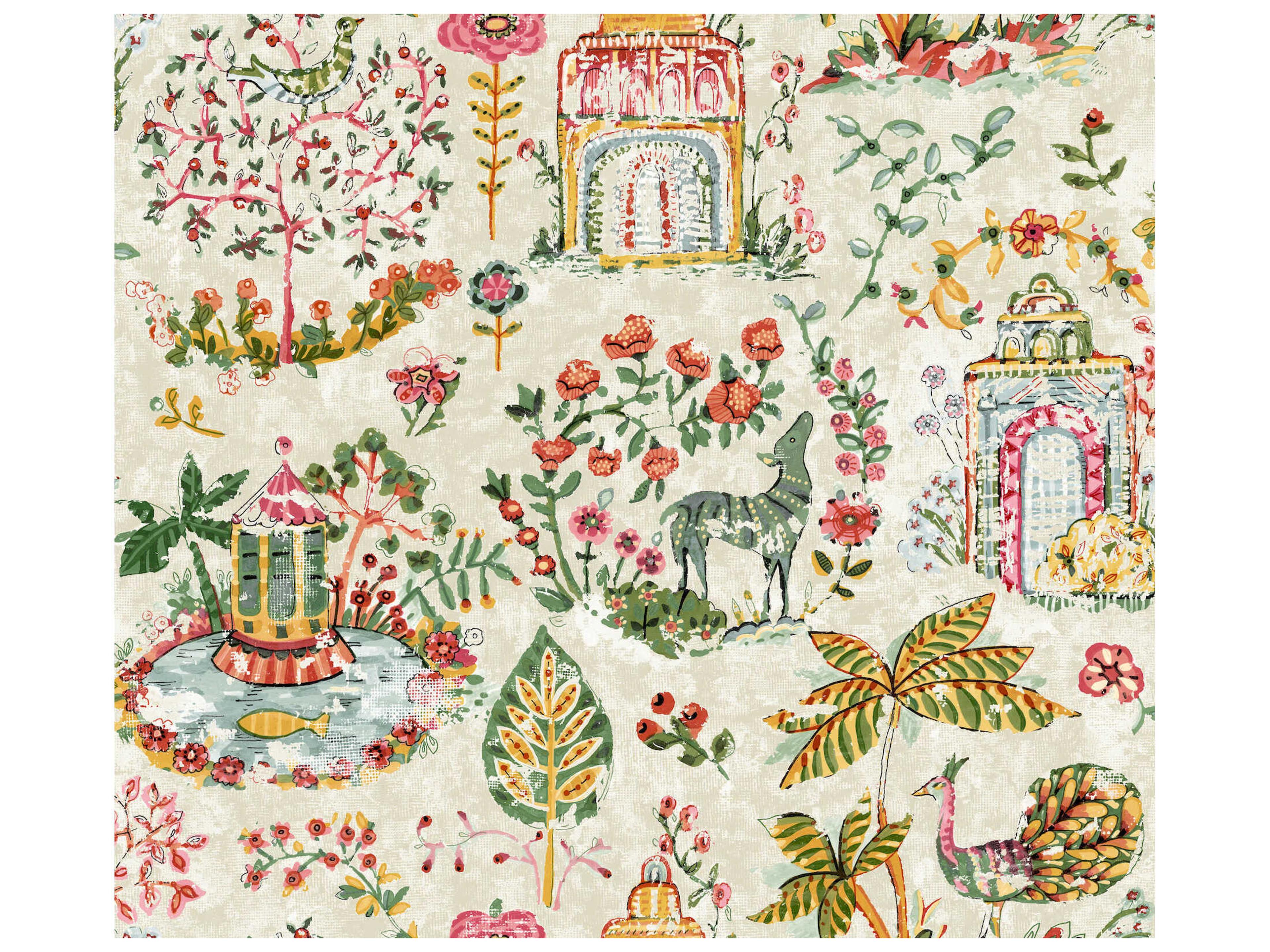 Antonina Vella Multicolor Garden Dreams Wallpaper