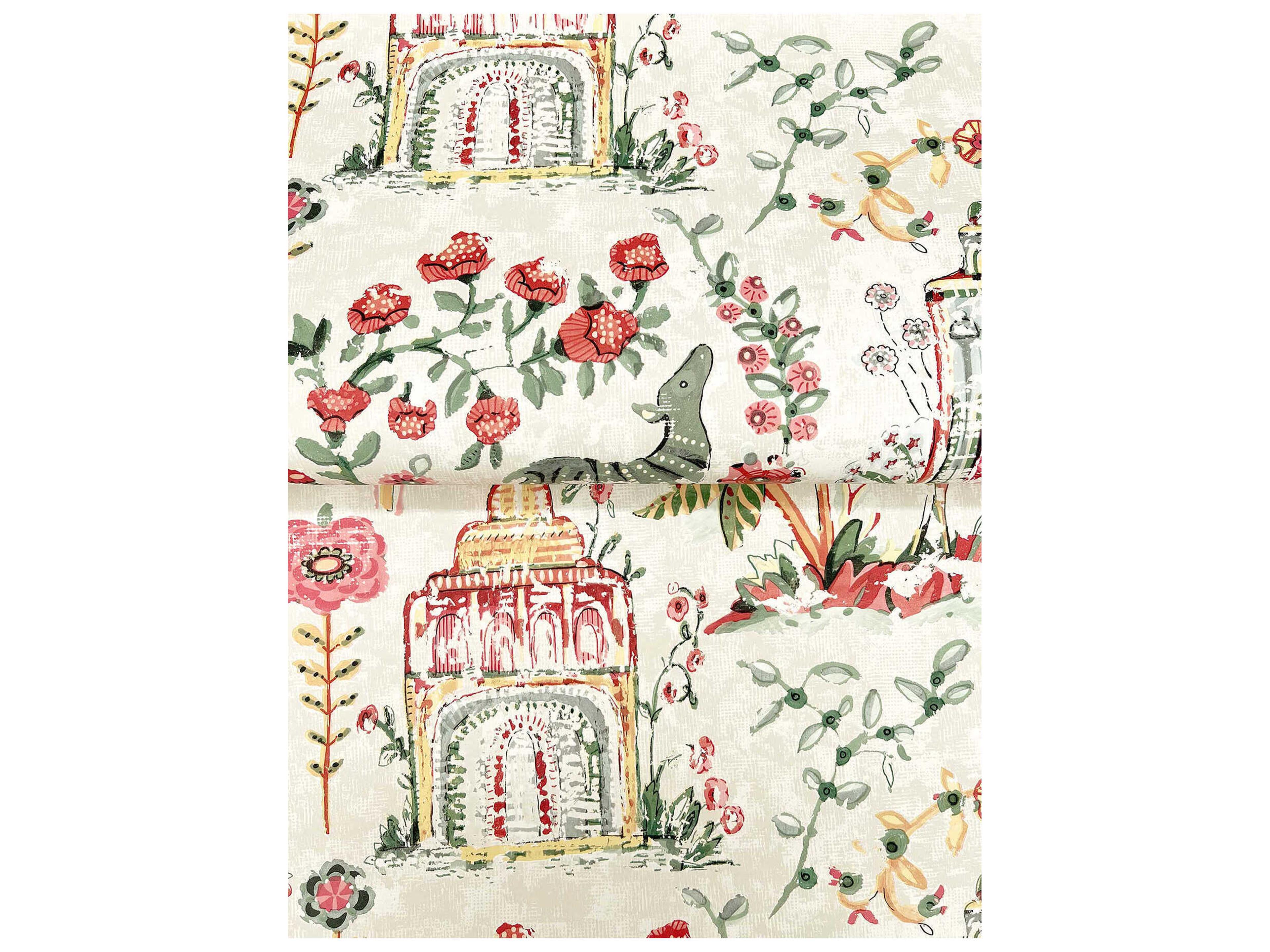 York Wallcoverings Antonina Vella Multicolor Garden Dreams Wallpaper