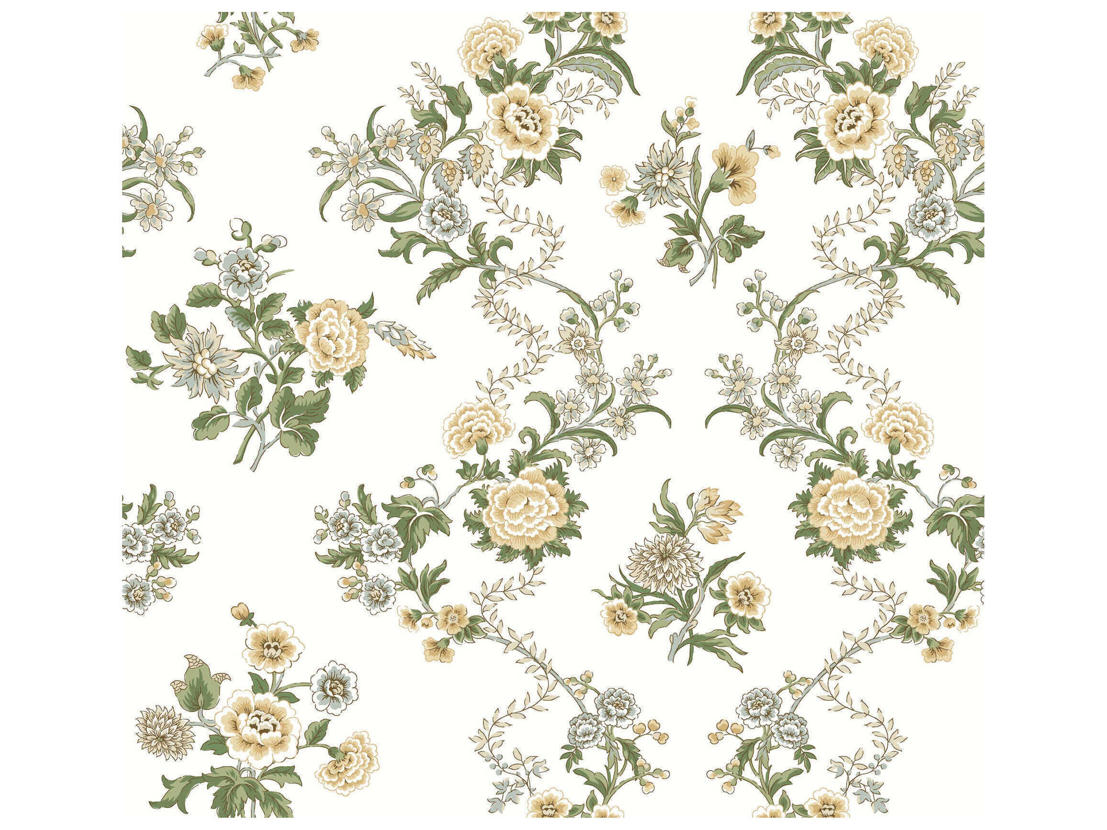 Antonina Vella Butter Floral Trail Wallpaper