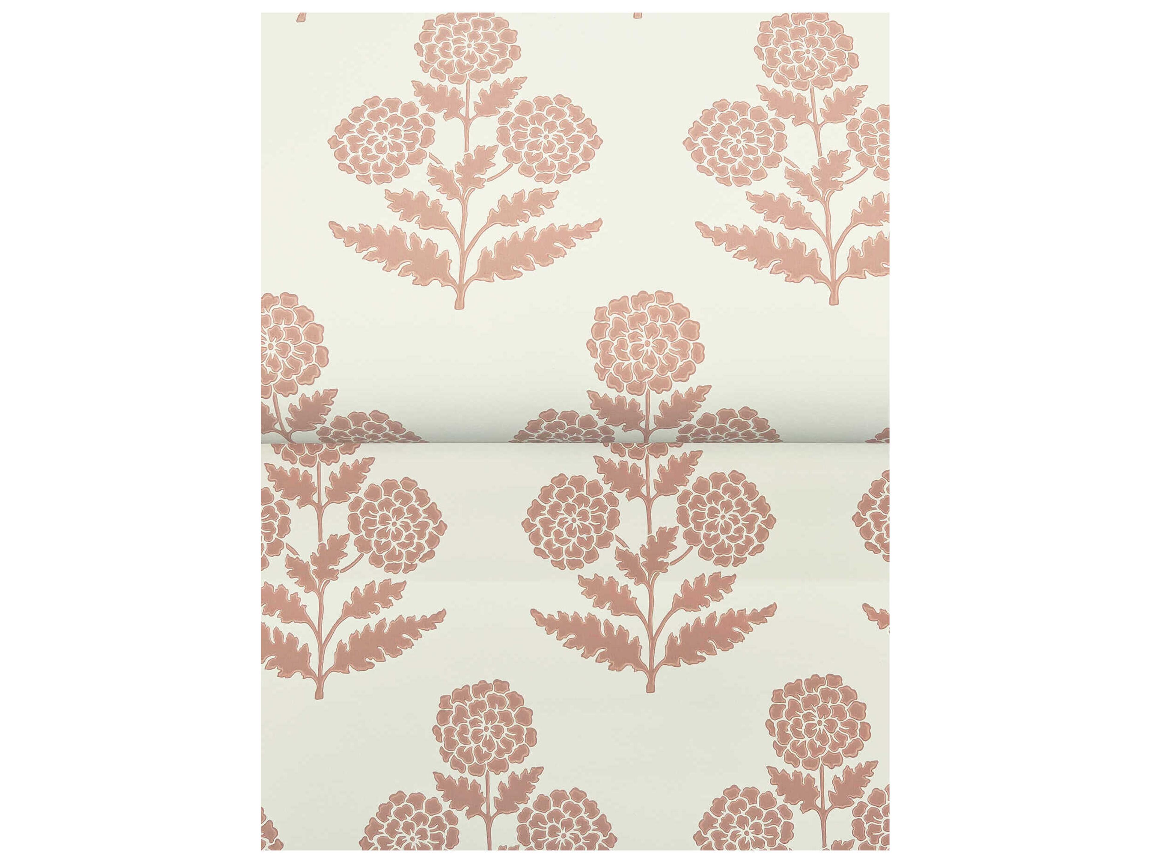 York Wallcoverings Antonina Vella Rose Marigolds Wallpaper