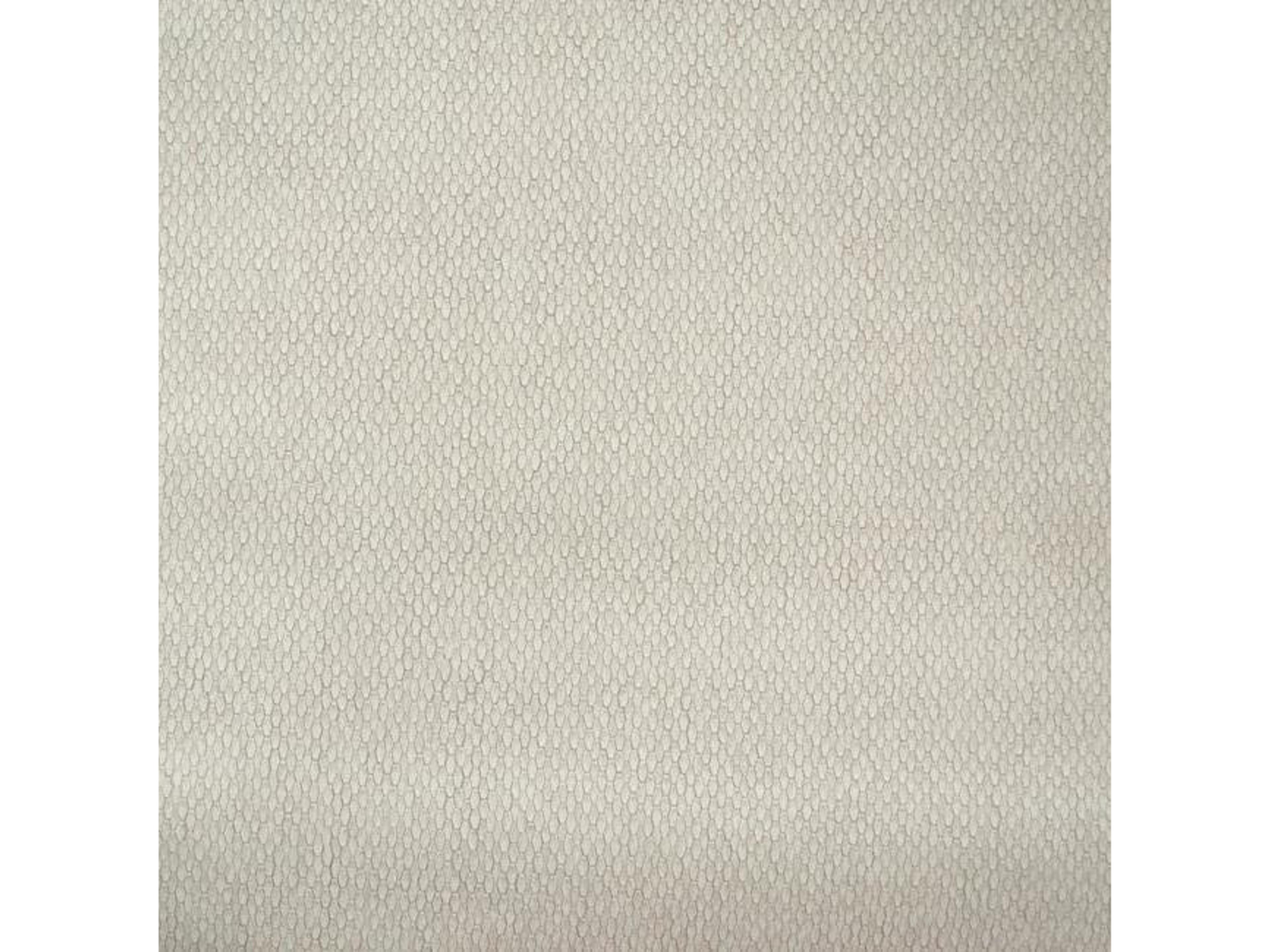 Formations Stretched Hexagons Cream Wallpaper with Subtle Luster