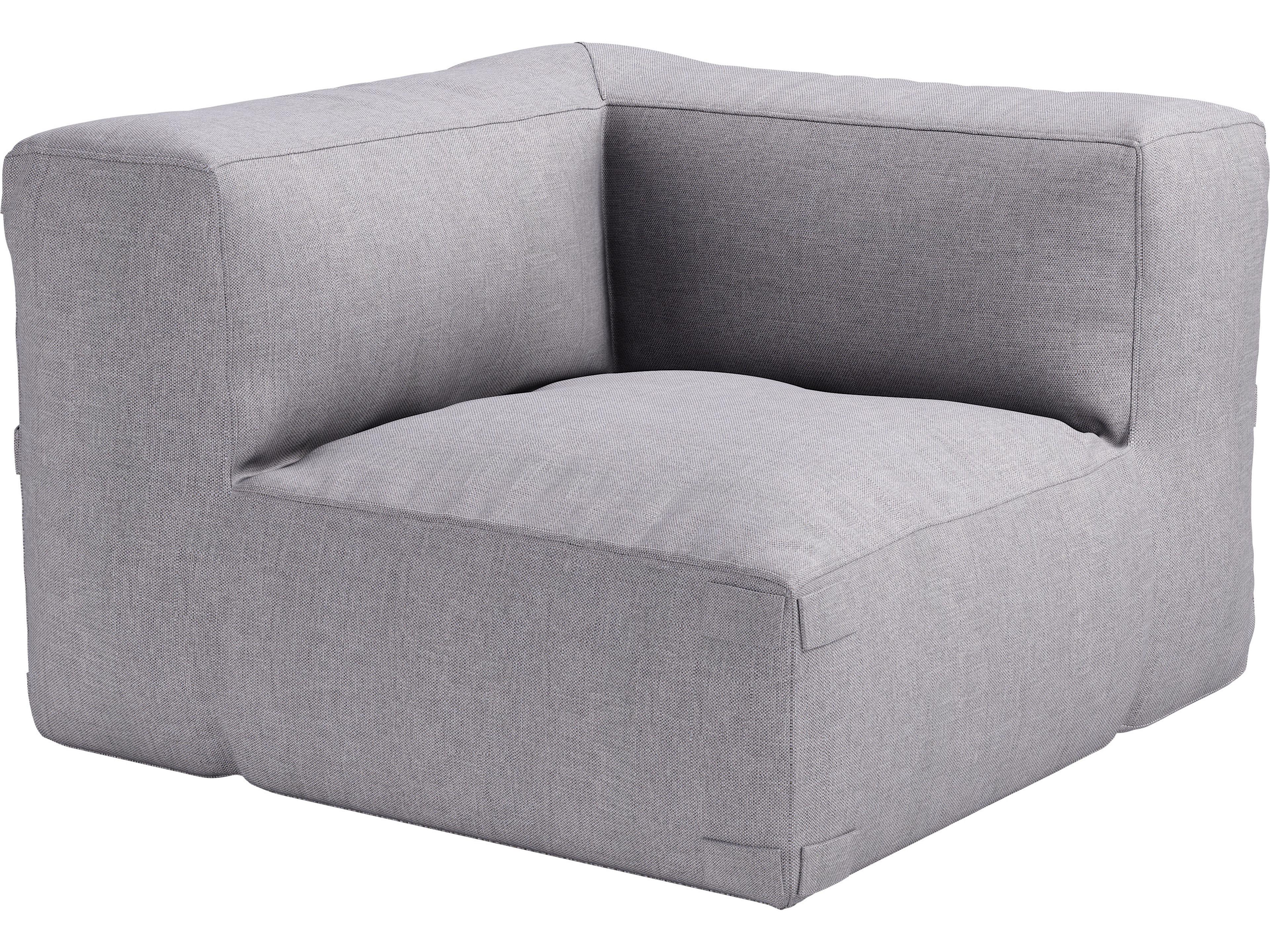 Luanda Outdoor Corner Chair Sectional Sofa Gray