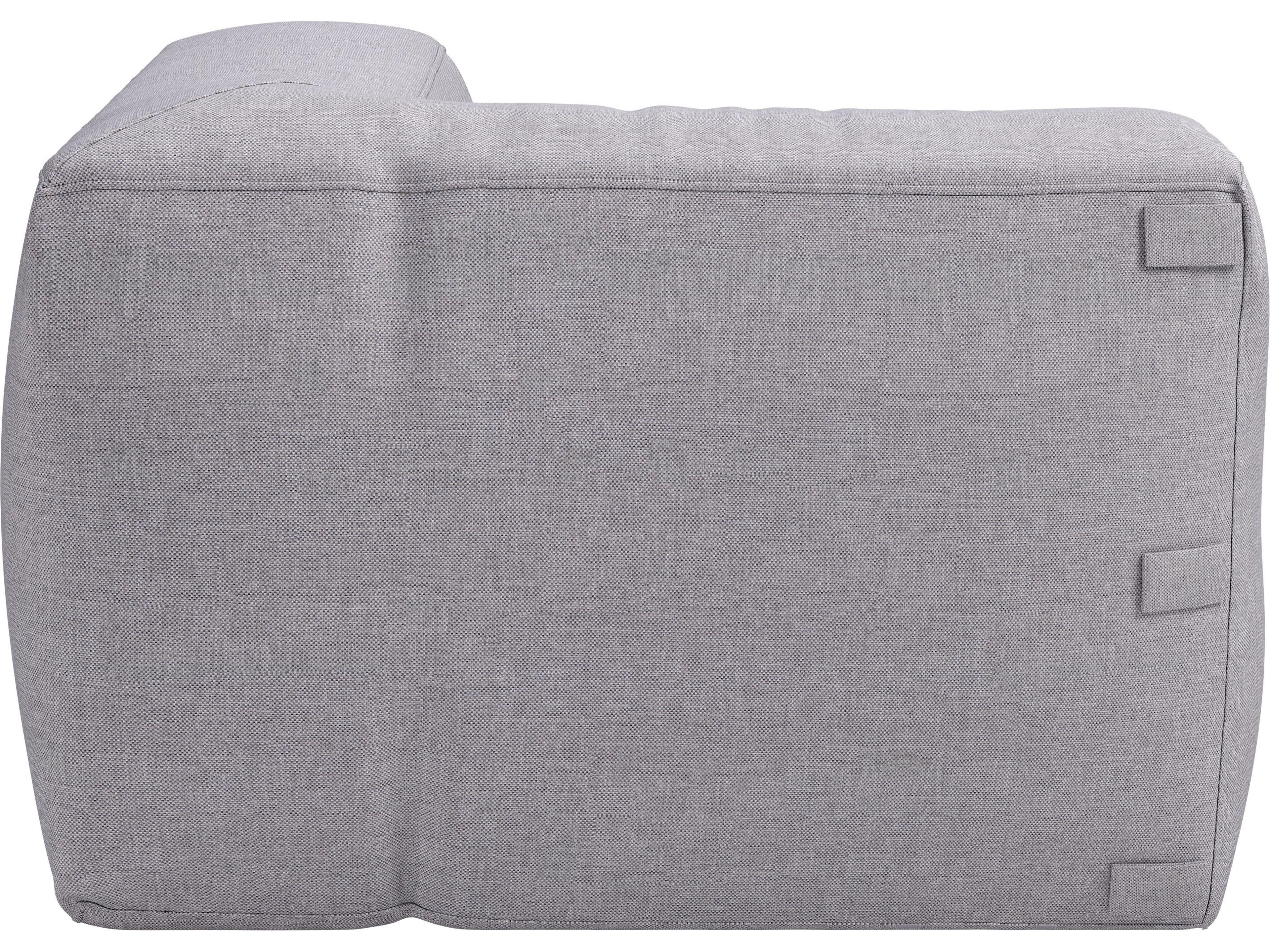 Zuo Outdoor Luanda Gray Fabric Corner Chair